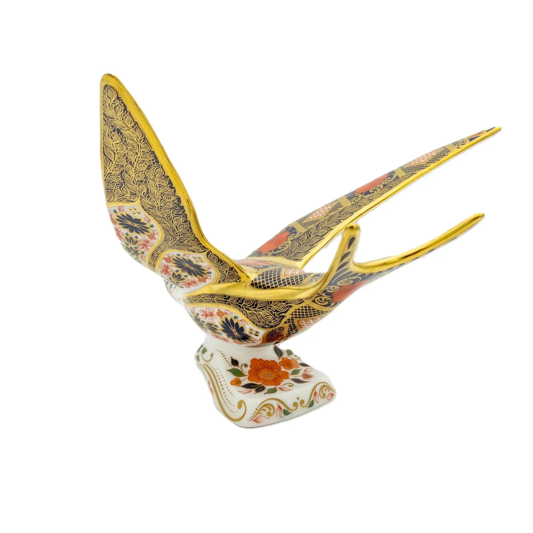 Royal Crown Derby Imari SGB Swallow Paperweight