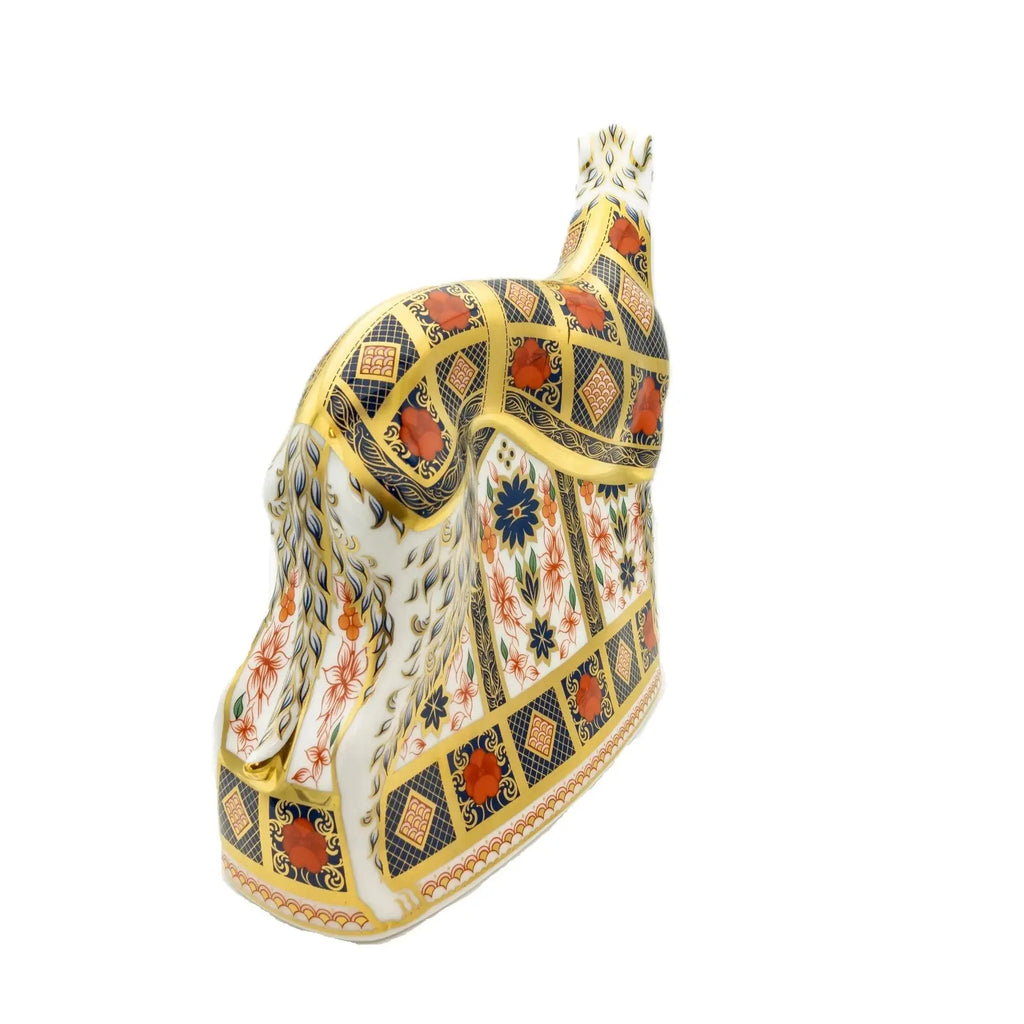 Royal Crown Derby Imari SGB Lurcher Paperweight