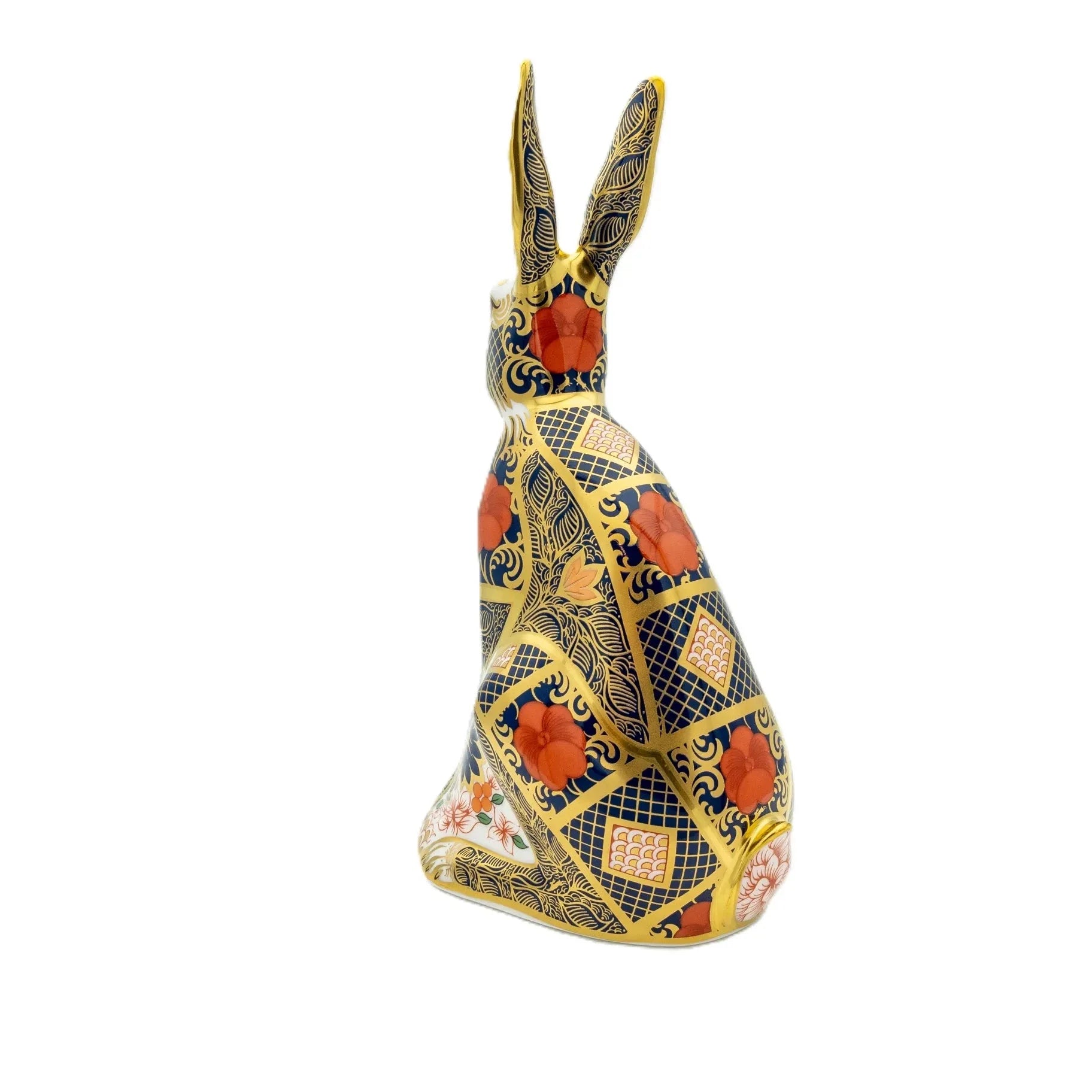 Royal Crown Derby Imari SGB Hare Paperweight