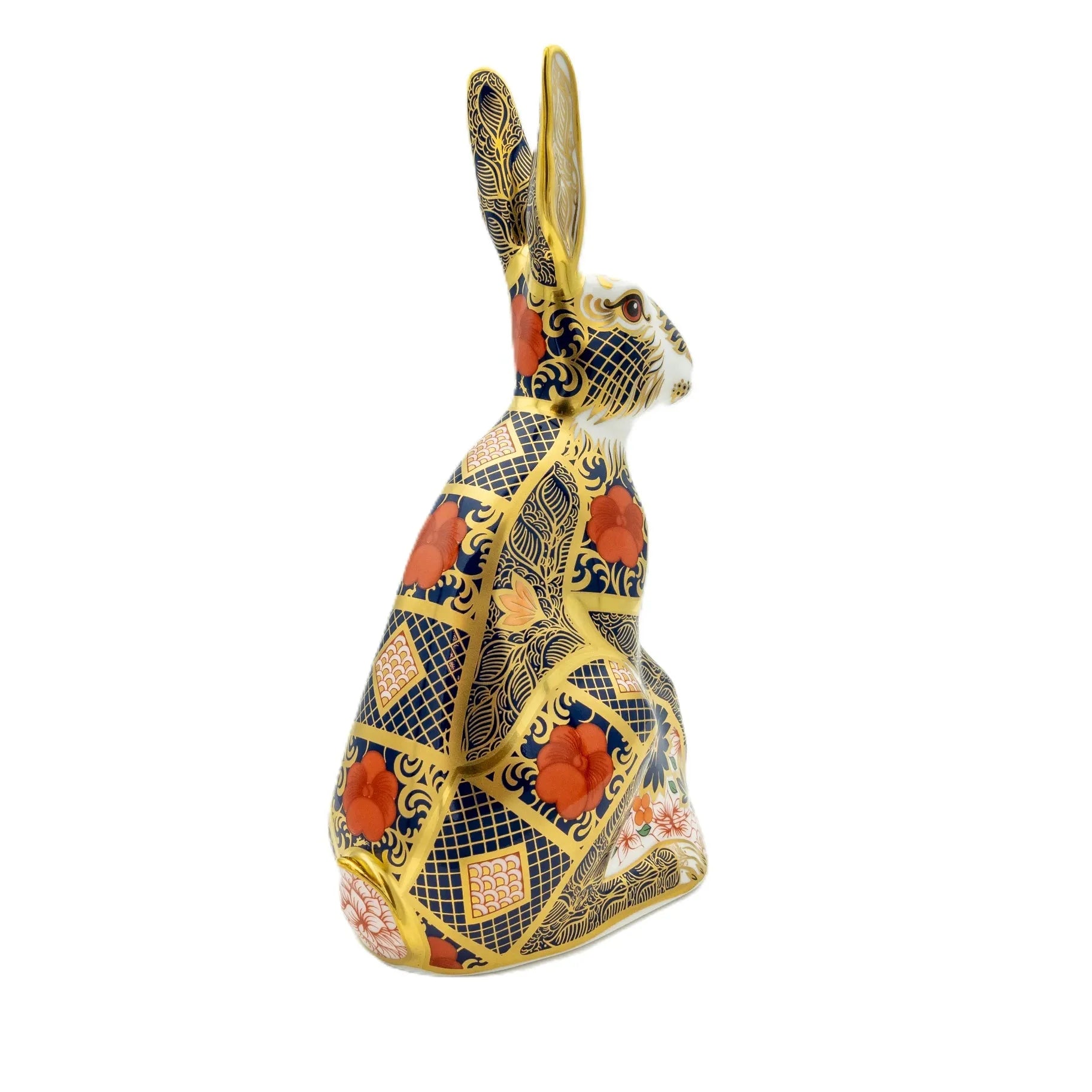 Royal Crown Derby Imari SGB Hare Paperweight