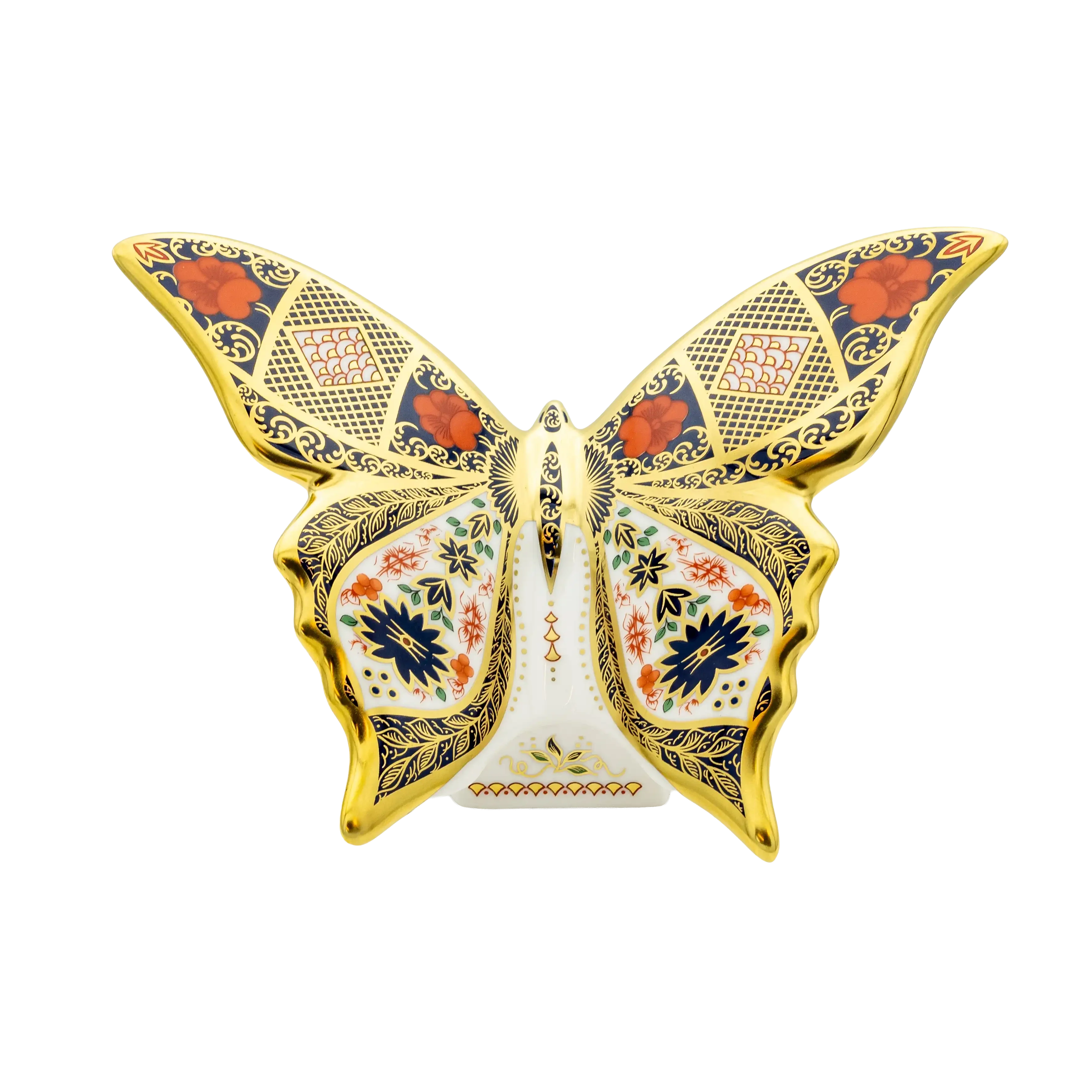 Royal Crown Derby Imari SGB Butterfly Paperweight