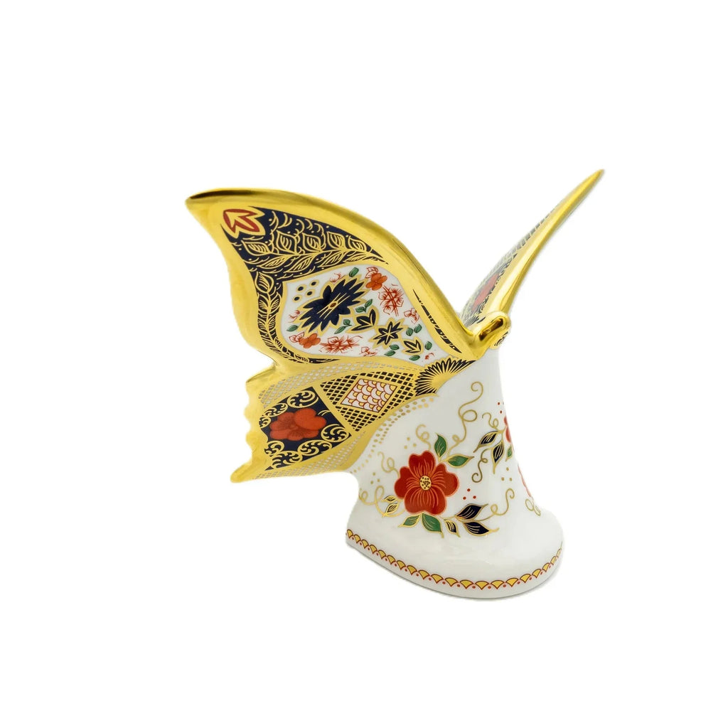 Royal Crown Derby Imari SGB Butterfly Paperweight
