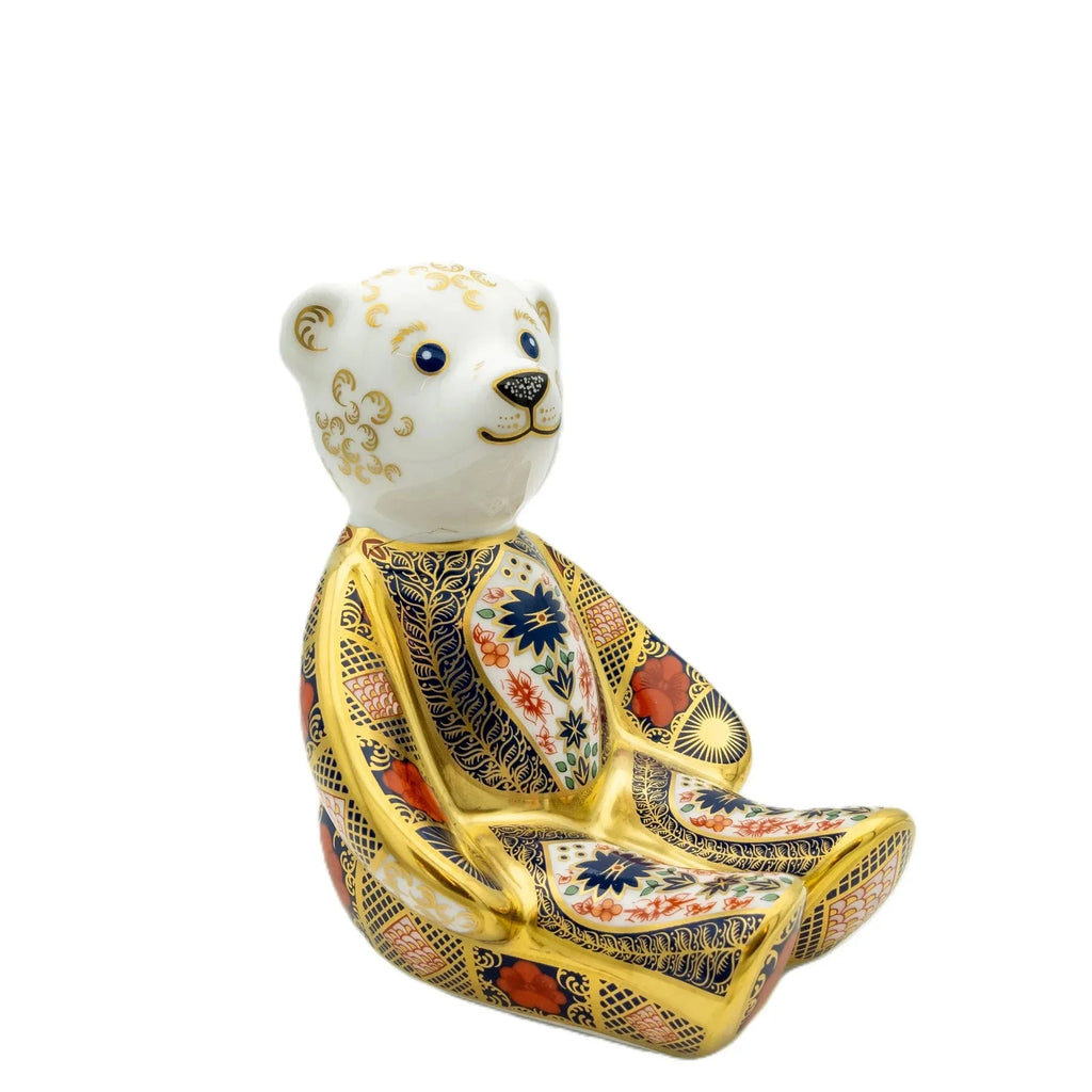 Royal Crown Derby Imari SGB Bear Paperweight