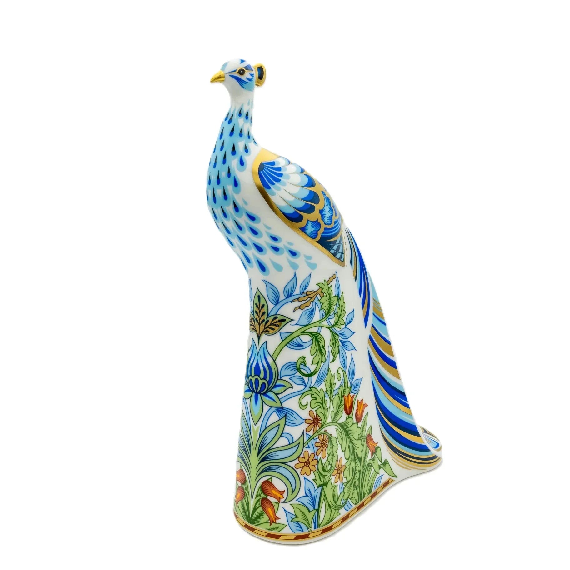 Royal Crown Derby Manor Peacock Paperweight