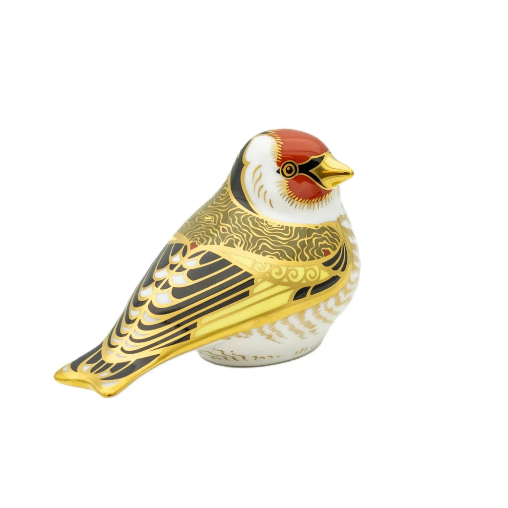 Royal Crown Derby Goldfinch Paperweight