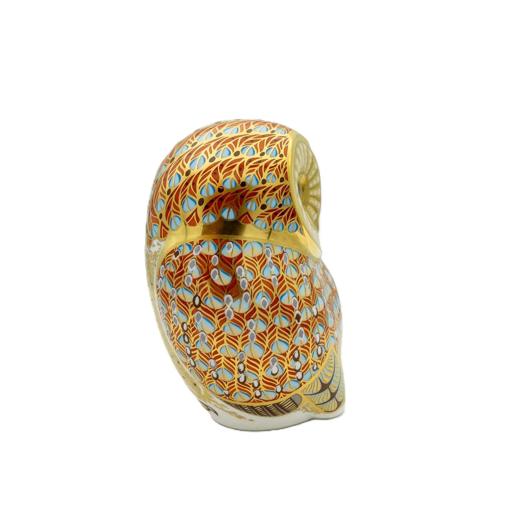 Royal Crown Derby Barn Owl Paperweight