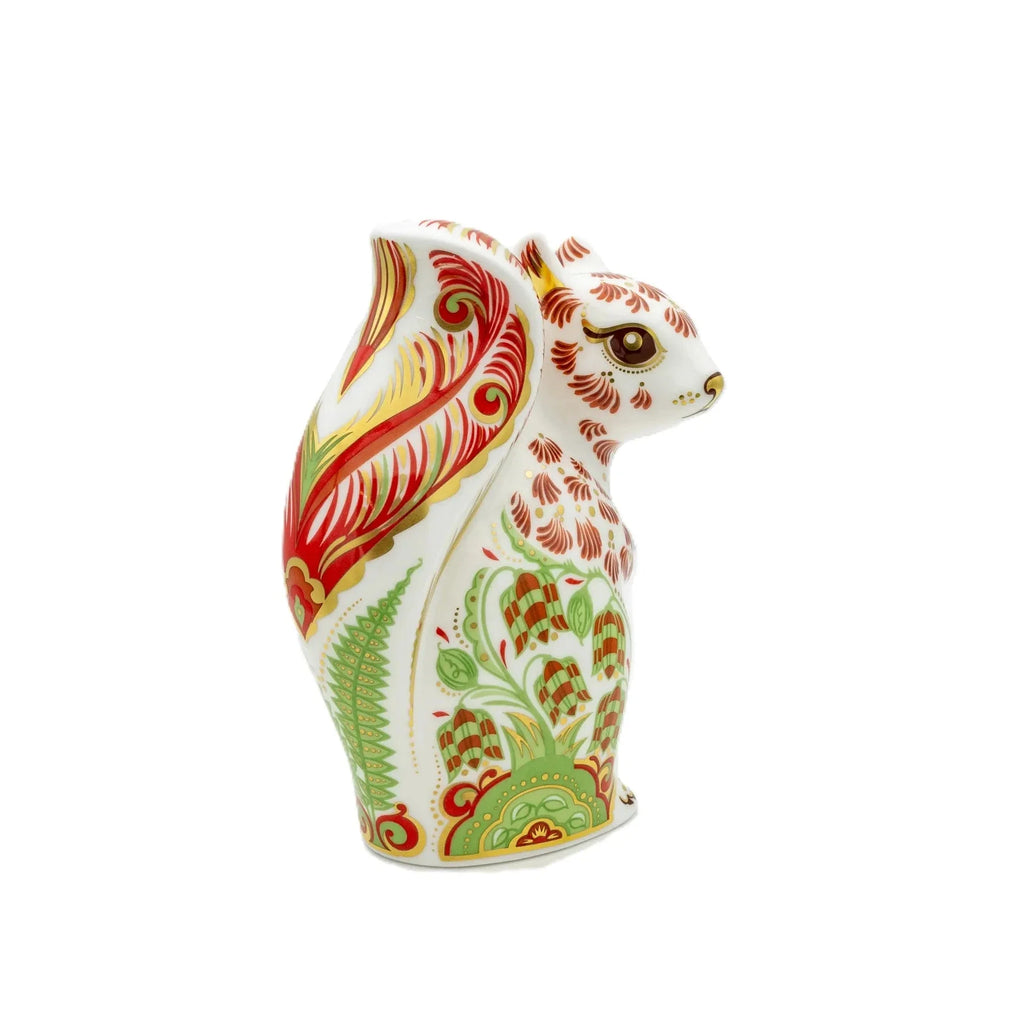 Royal Crown Derby Red Squirrel Paperweight