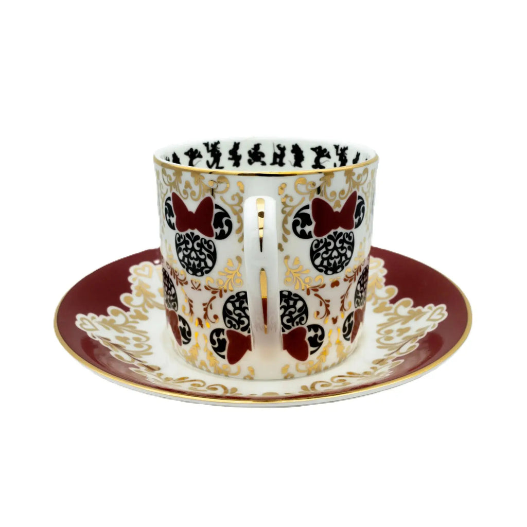 English Ladies Disney Mickey Mouse & Friends Minnie Modern Cup & Saucer