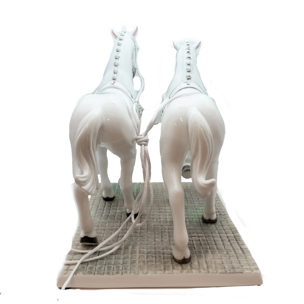 English Ladies Thelma Madine Going to the Chapel Bride & Horse Figurine
