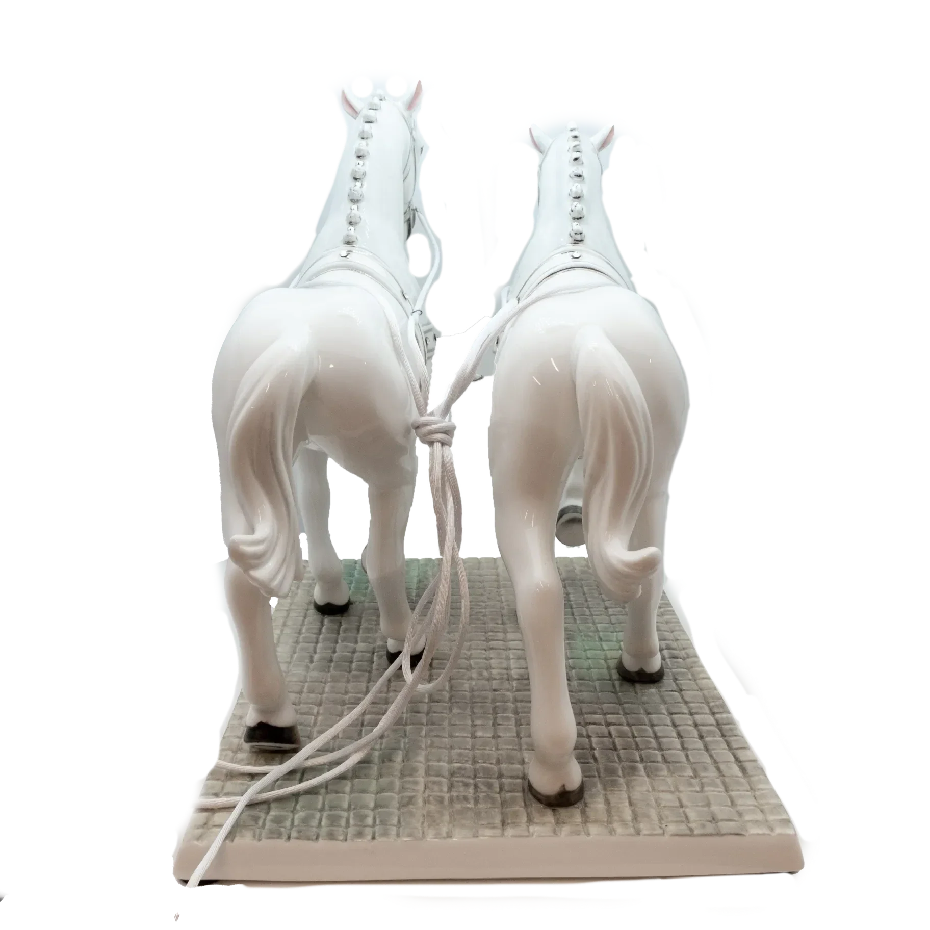 English Ladies Thelma Madine Going to the Chapel Bride & Horse Figurine