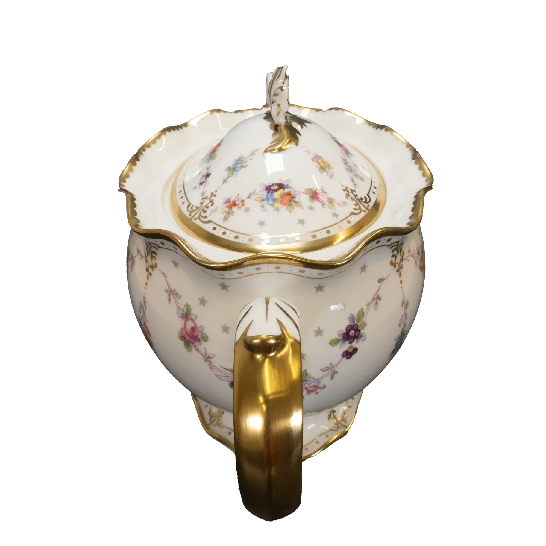 Royal Crown Derby Antoinette 3pc Tea Set (1)