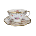 Royal Crown Derby Antoinette Tea Cup & Saucer - Set of 6