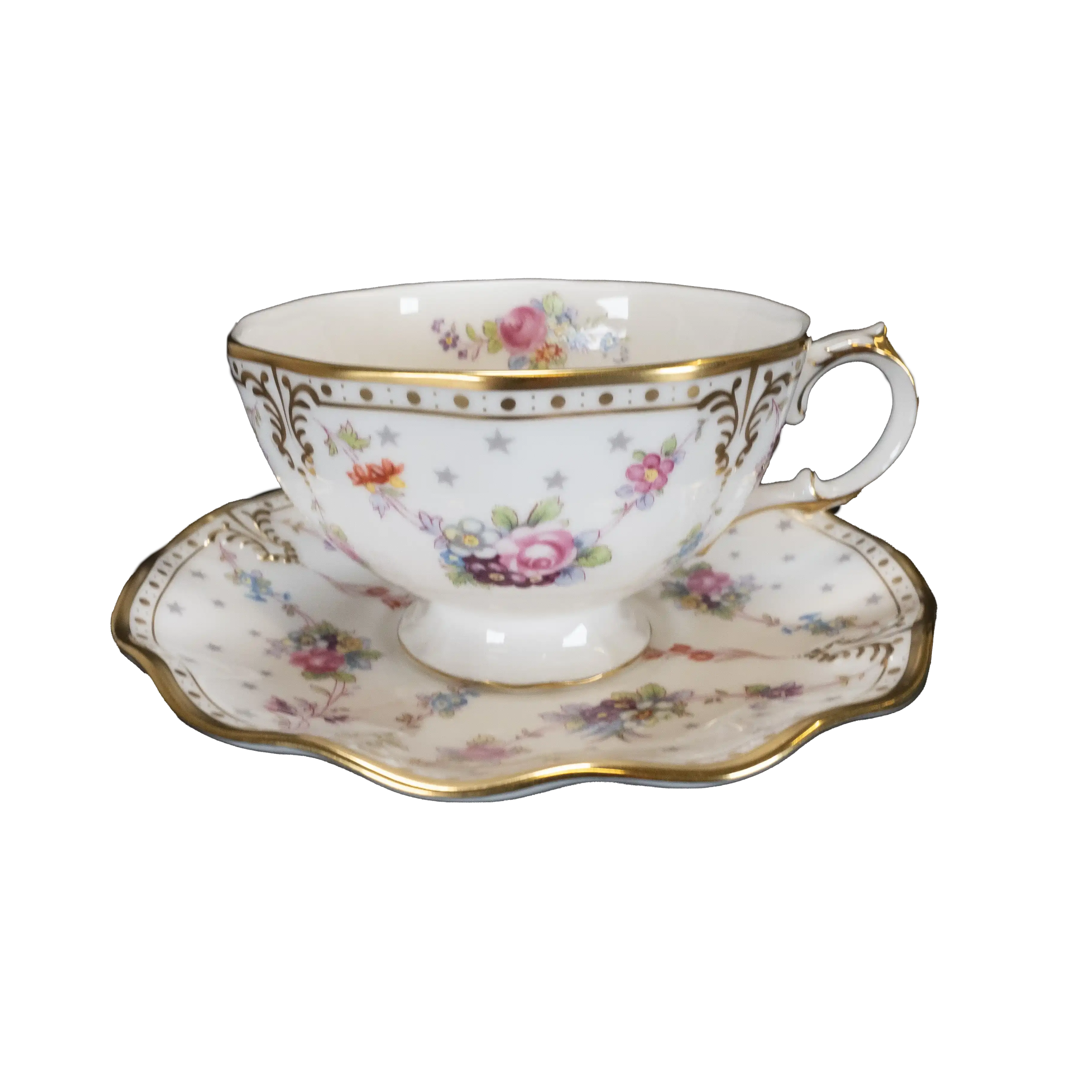 Royal Crown Derby Antoinette 30pc Dinner Set (2) - 1st Quality