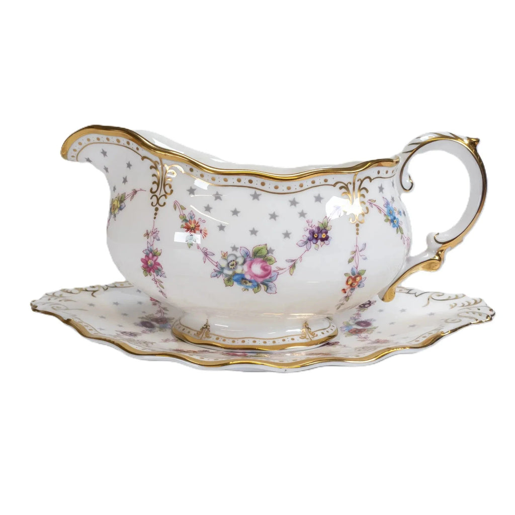 Royal Crown Derby Antoinette Gravy Boat Stand Only (Replacement)