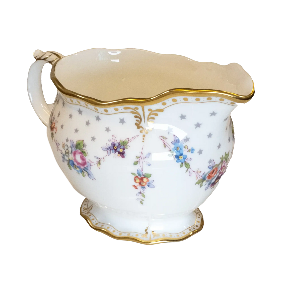 Royal Crown Derby Antoinette Cream Milk Jug