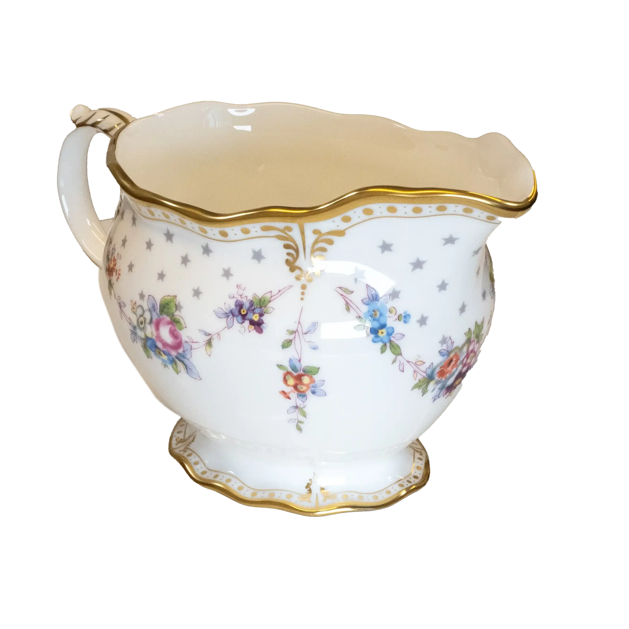 Royal Crown Derby Antoinette Cream Milk Jug