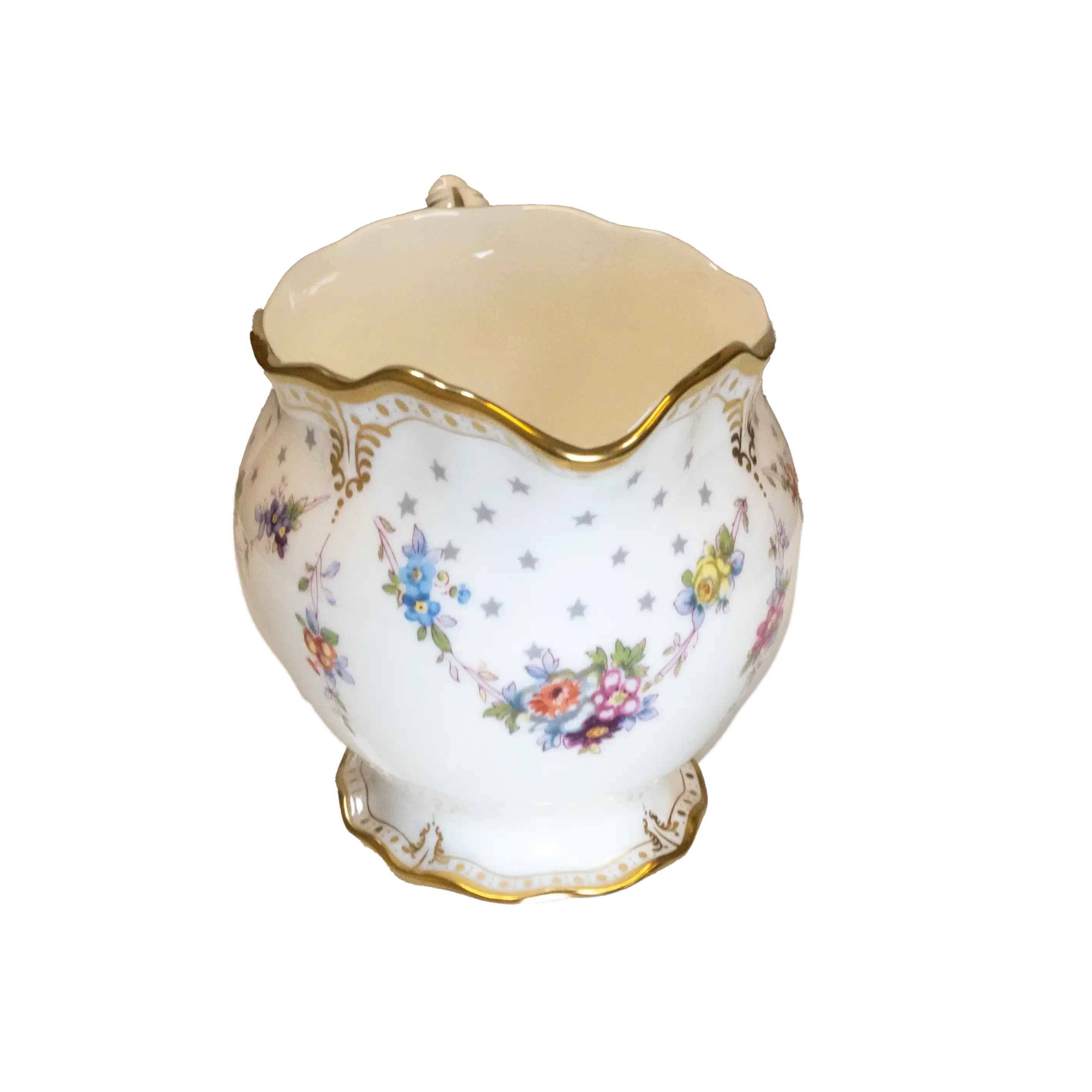 Royal Crown Derby Antoinette Cream Milk Jug