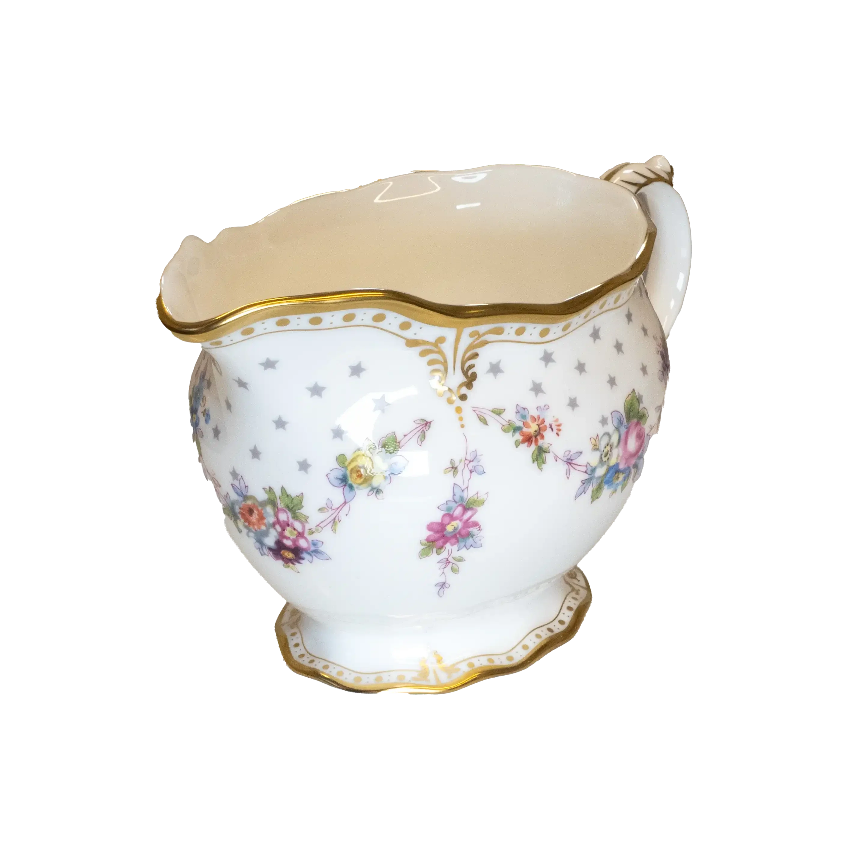 Royal Crown Derby Antoinette Cream Milk Jug