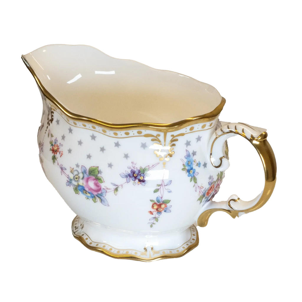 Royal Crown Derby Antoinette Cream Milk Jug