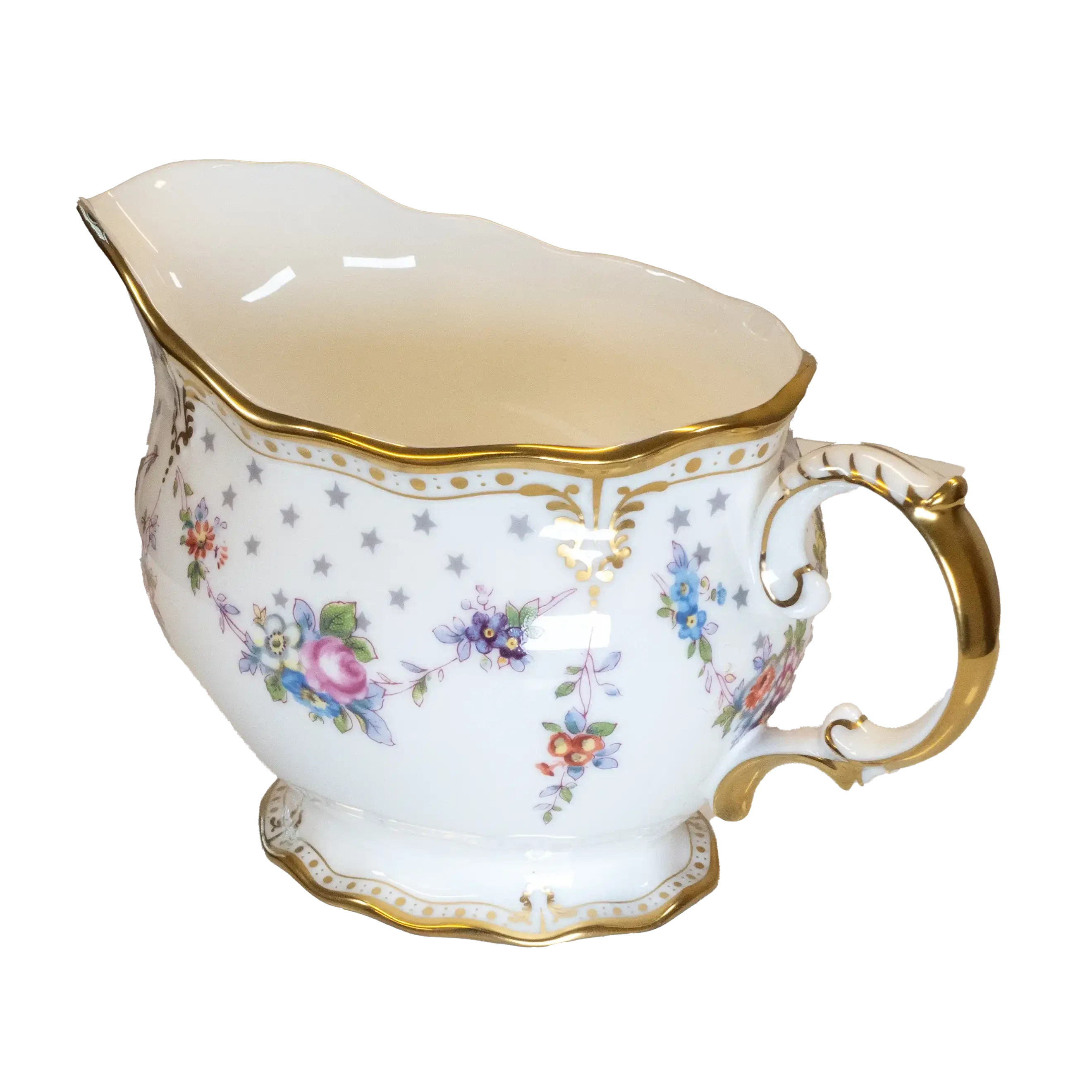Royal Crown Derby Antoinette Cream Milk Jug