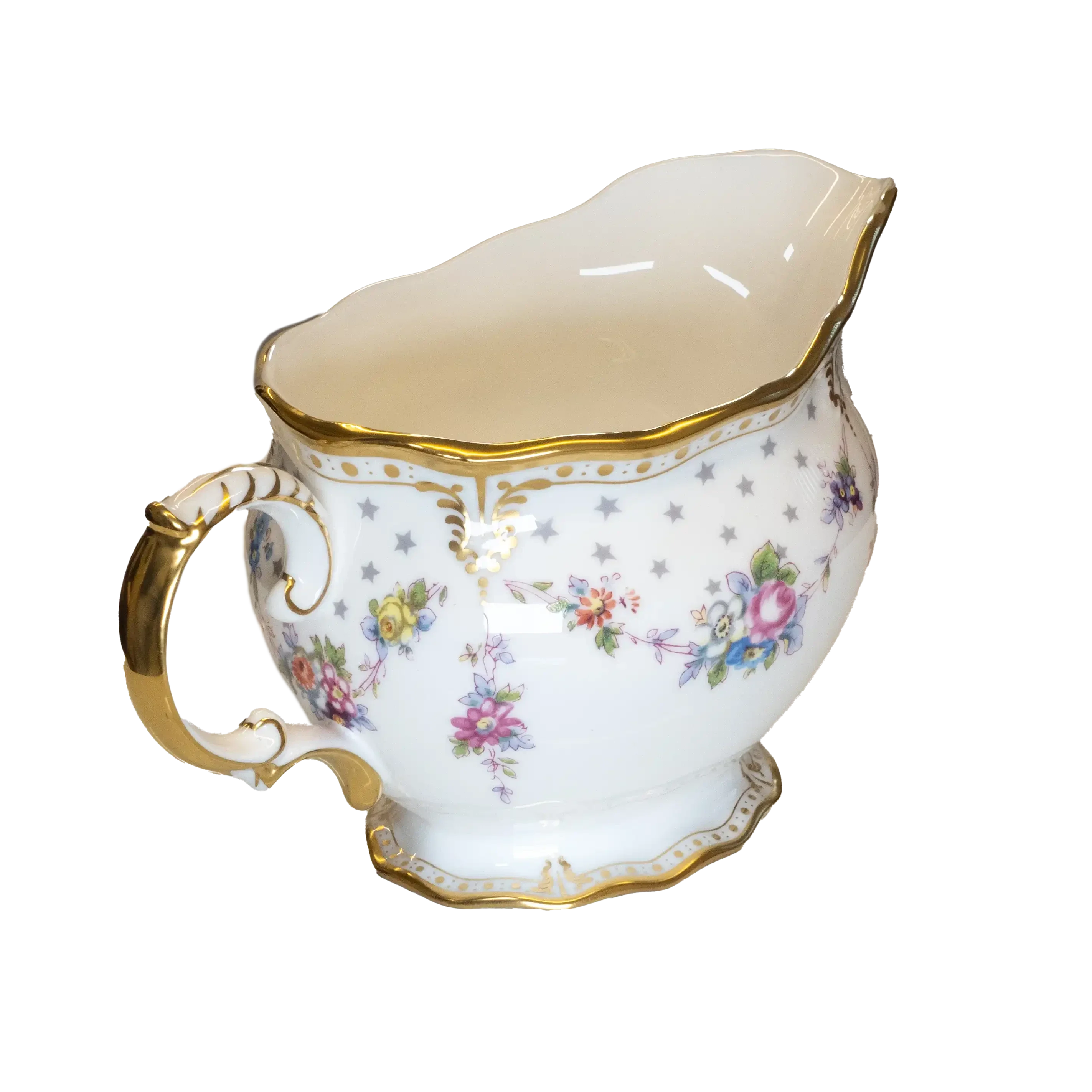 Royal Crown Derby Antoinette Cream Milk Jug