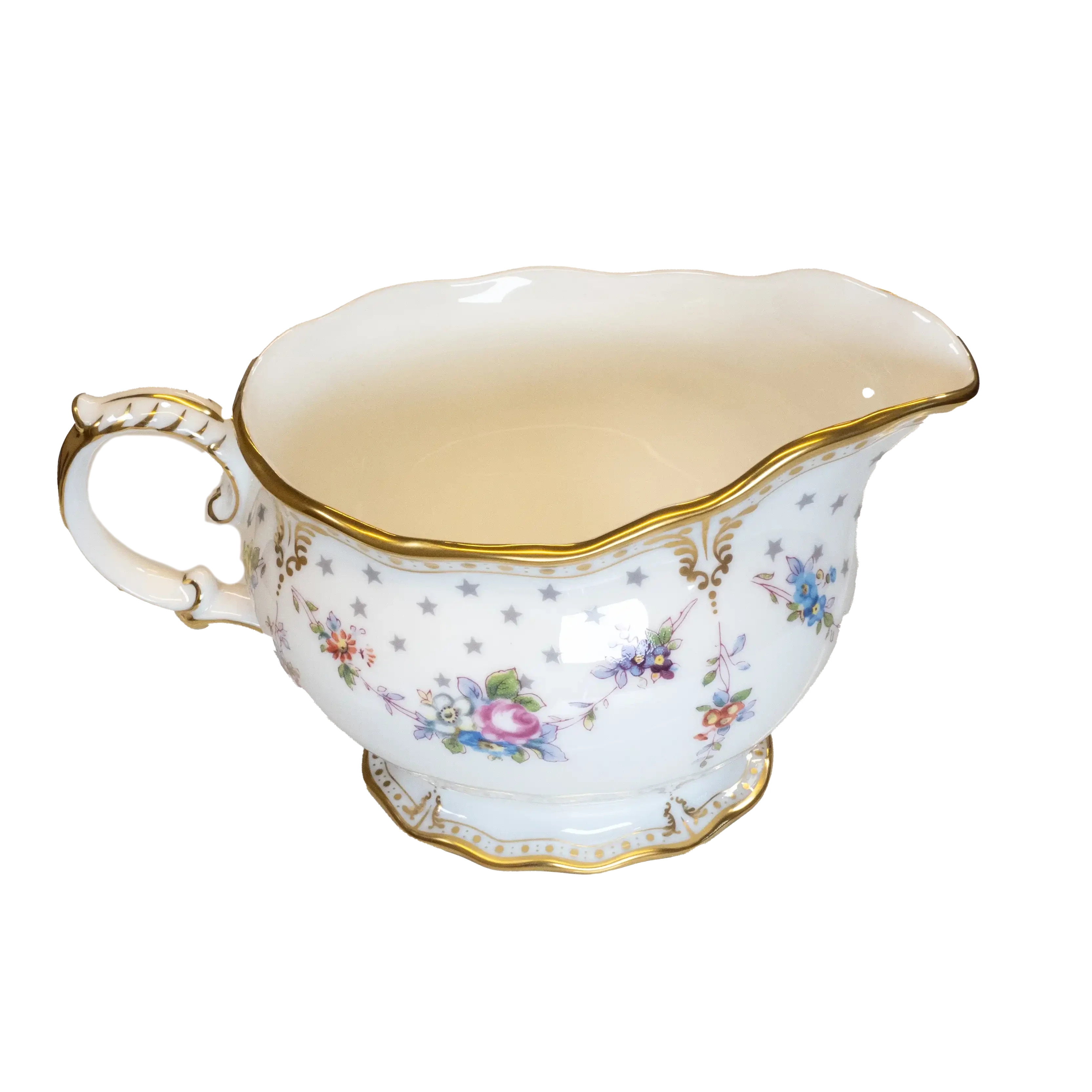 Royal Crown Derby Antoinette Cream Milk Jug
