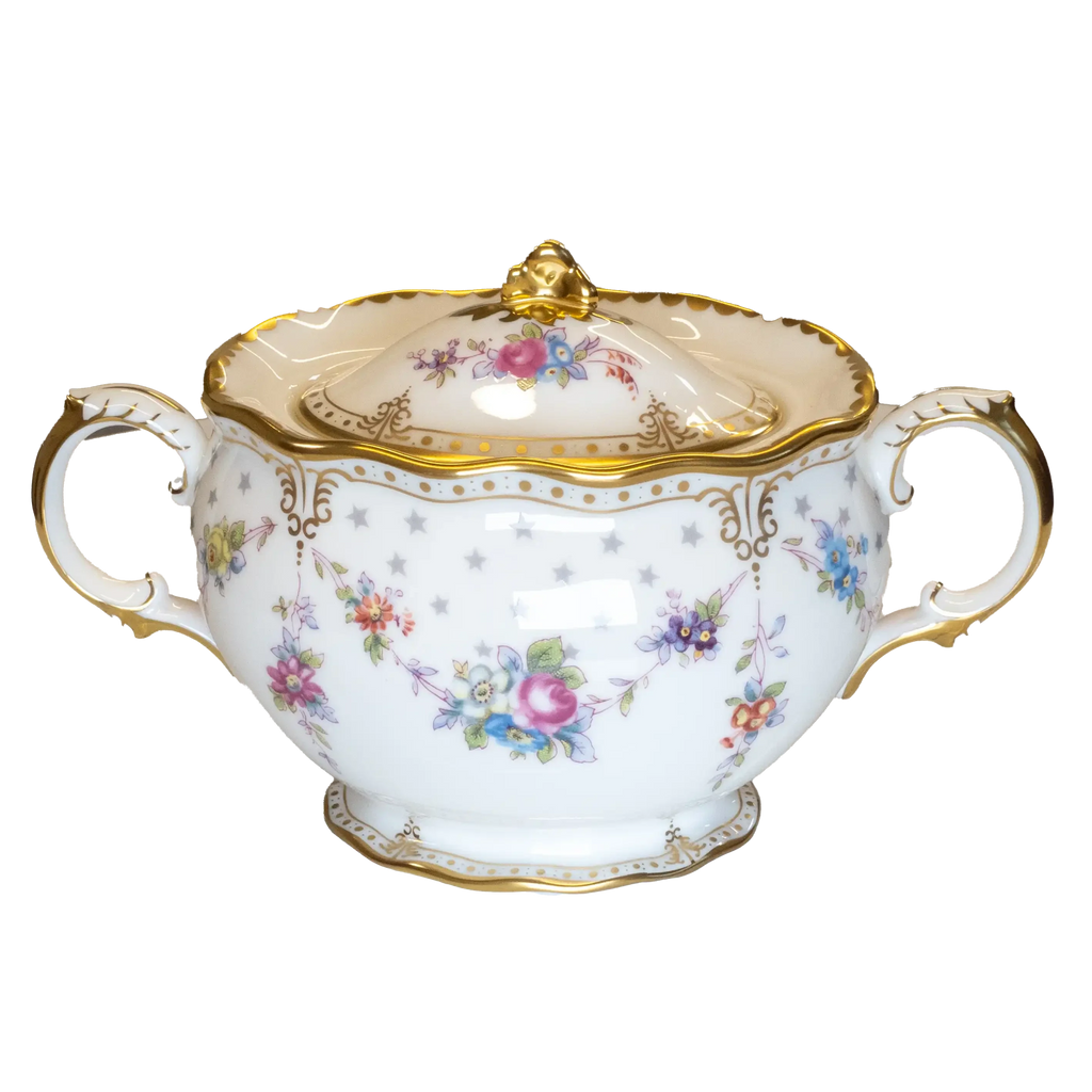 Royal Crown Derby Antoinette 3pc Tea Set (2)