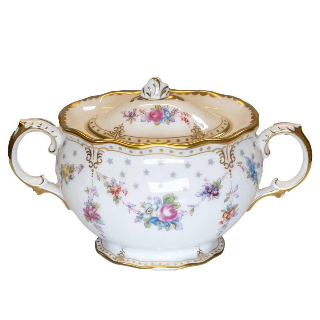 Royal Crown Derby Antoinette Covered Sugar Bowl