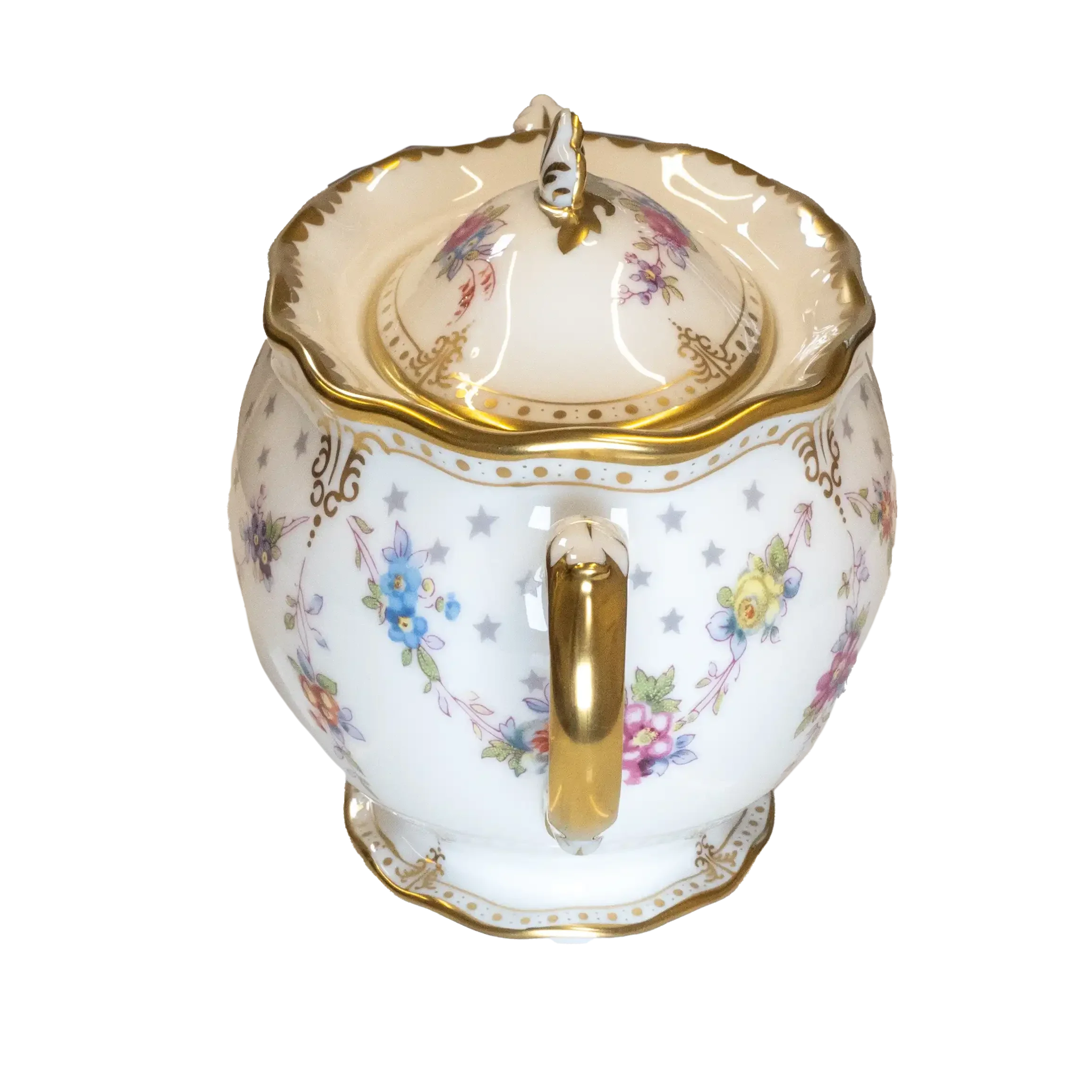 Royal Crown Derby Antoinette Covered Sugar Bowl