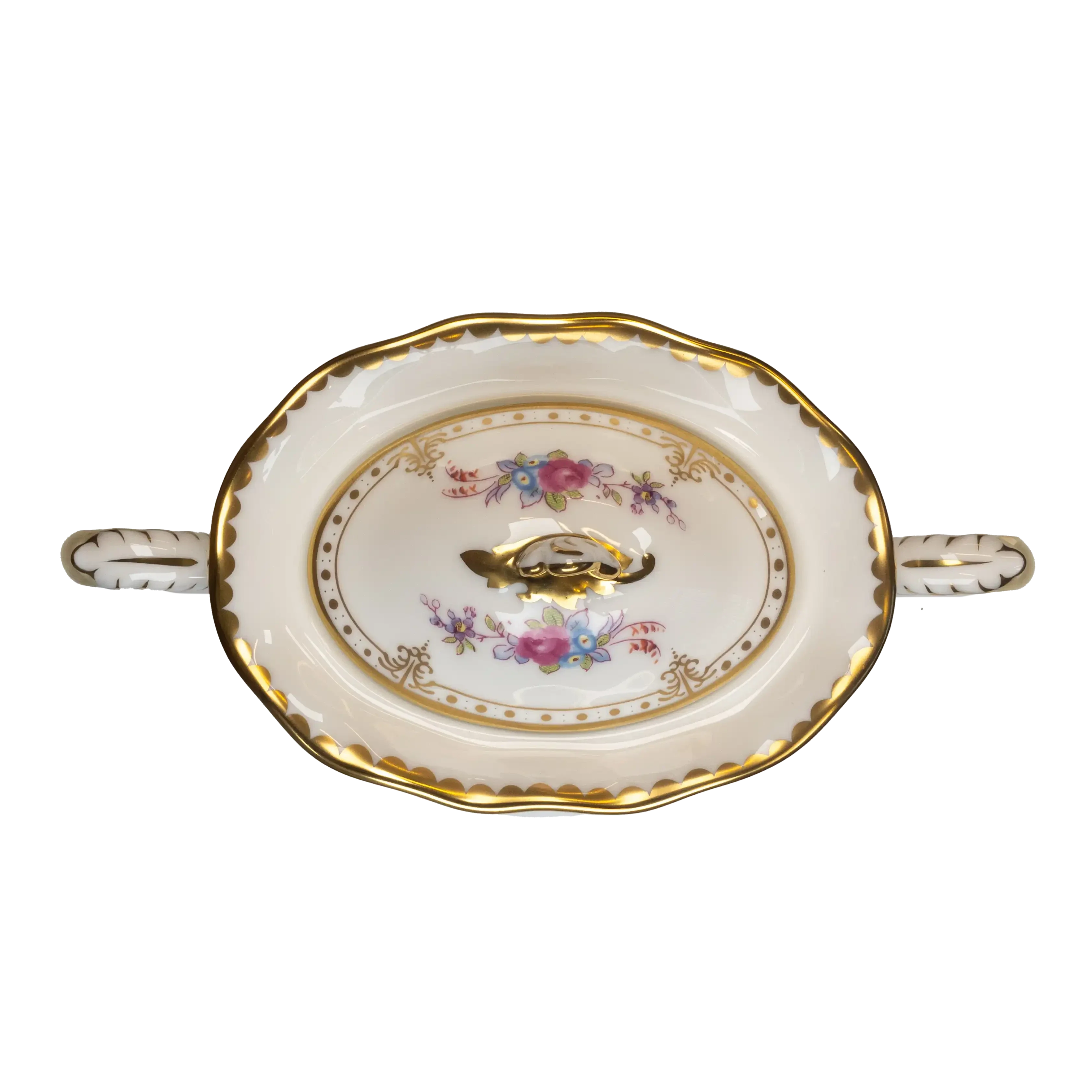 Royal Crown Derby Antoinette Covered Sugar Bowl