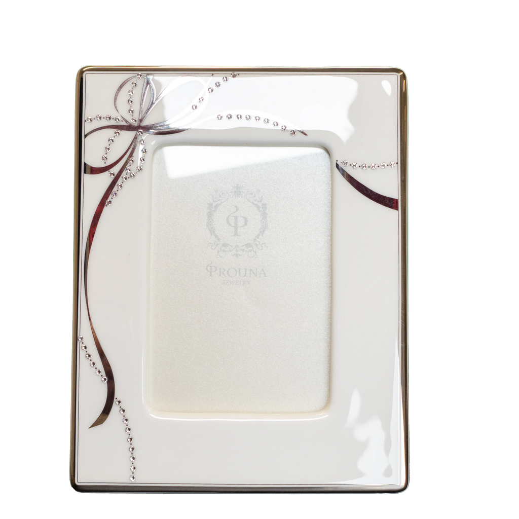Prouna Ribbons Photograph Frame with Swarovski Crystals