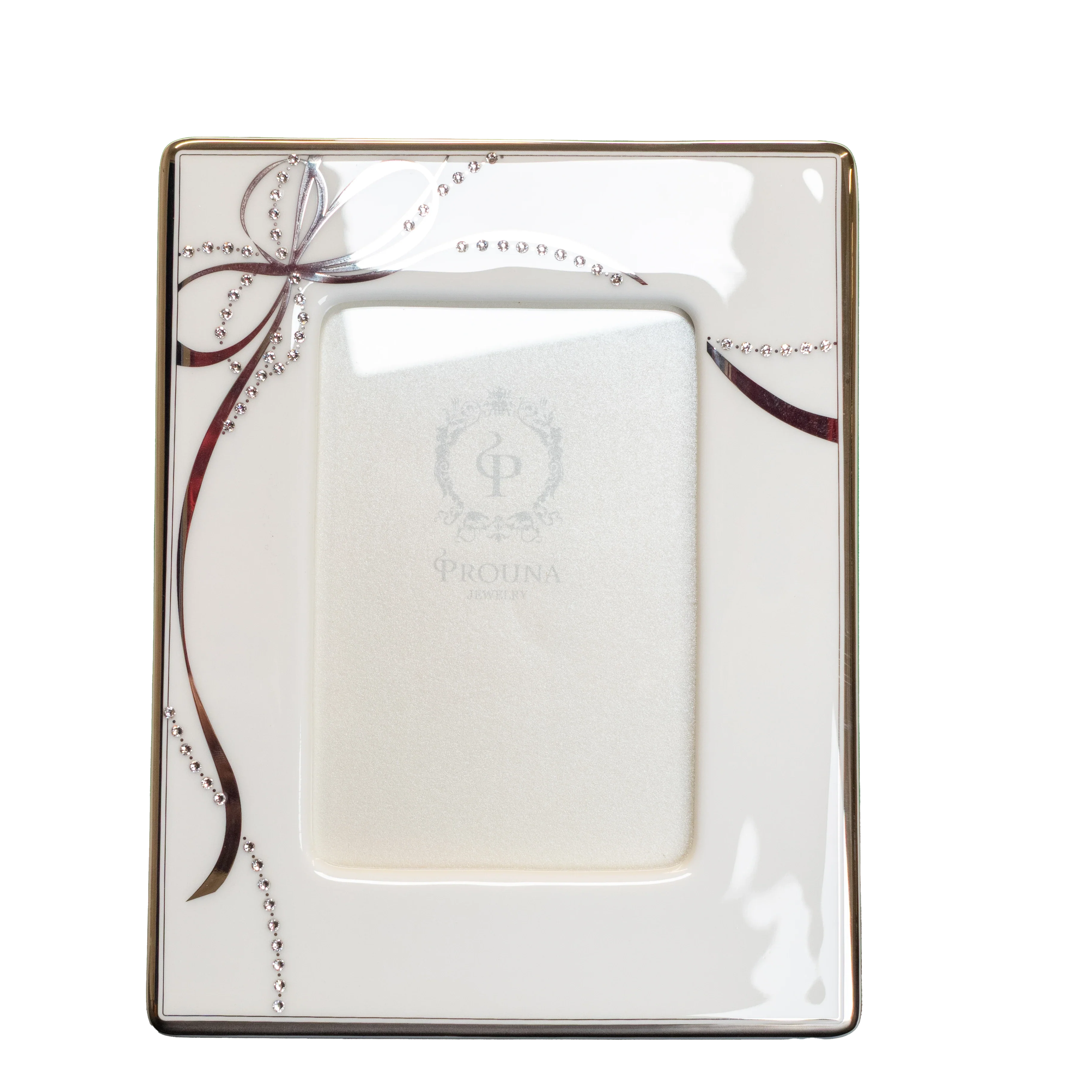 Prouna Ribbons Photograph Frame with Swarovski Crystals
