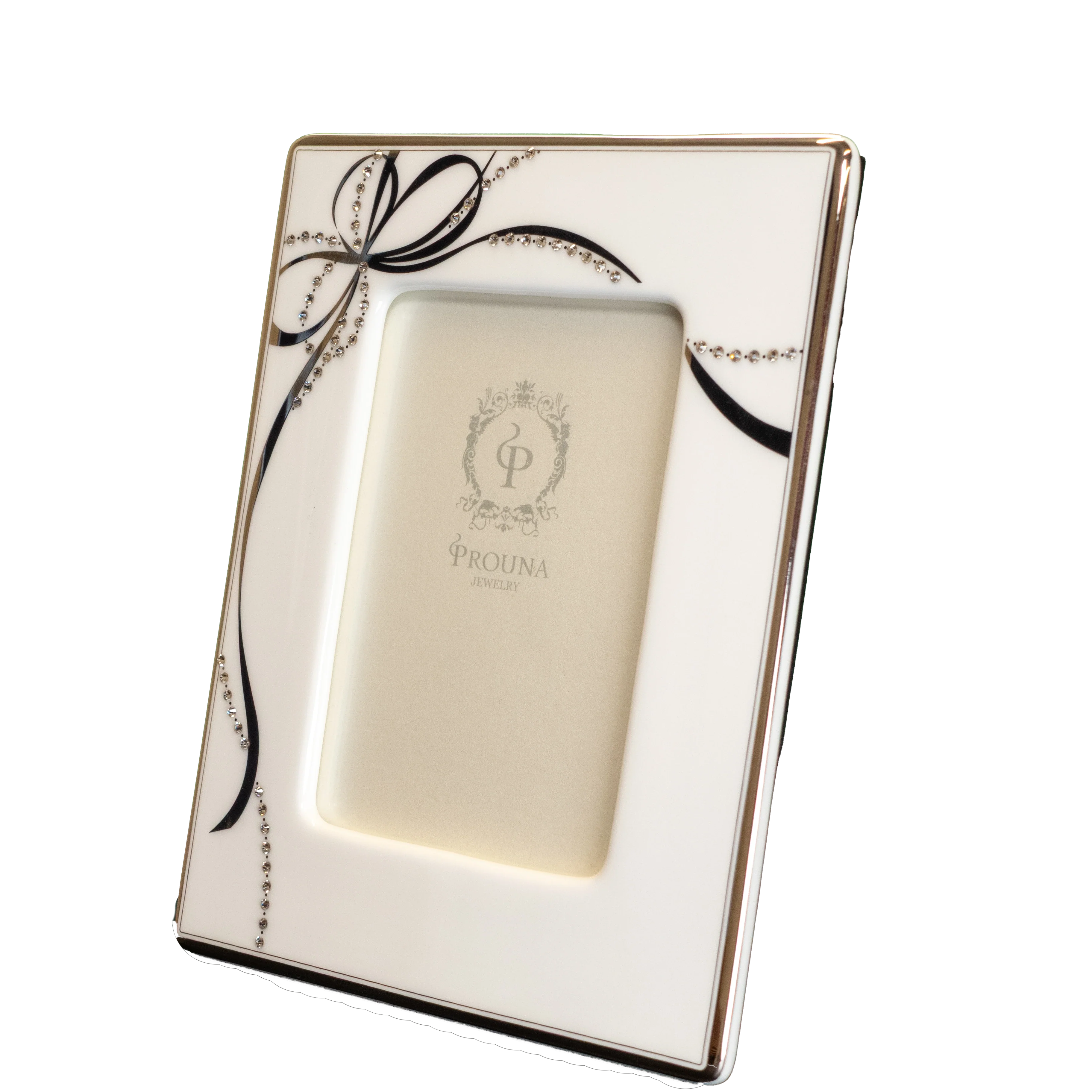 Prouna Ribbons Photograph Frame with Swarovski Crystals