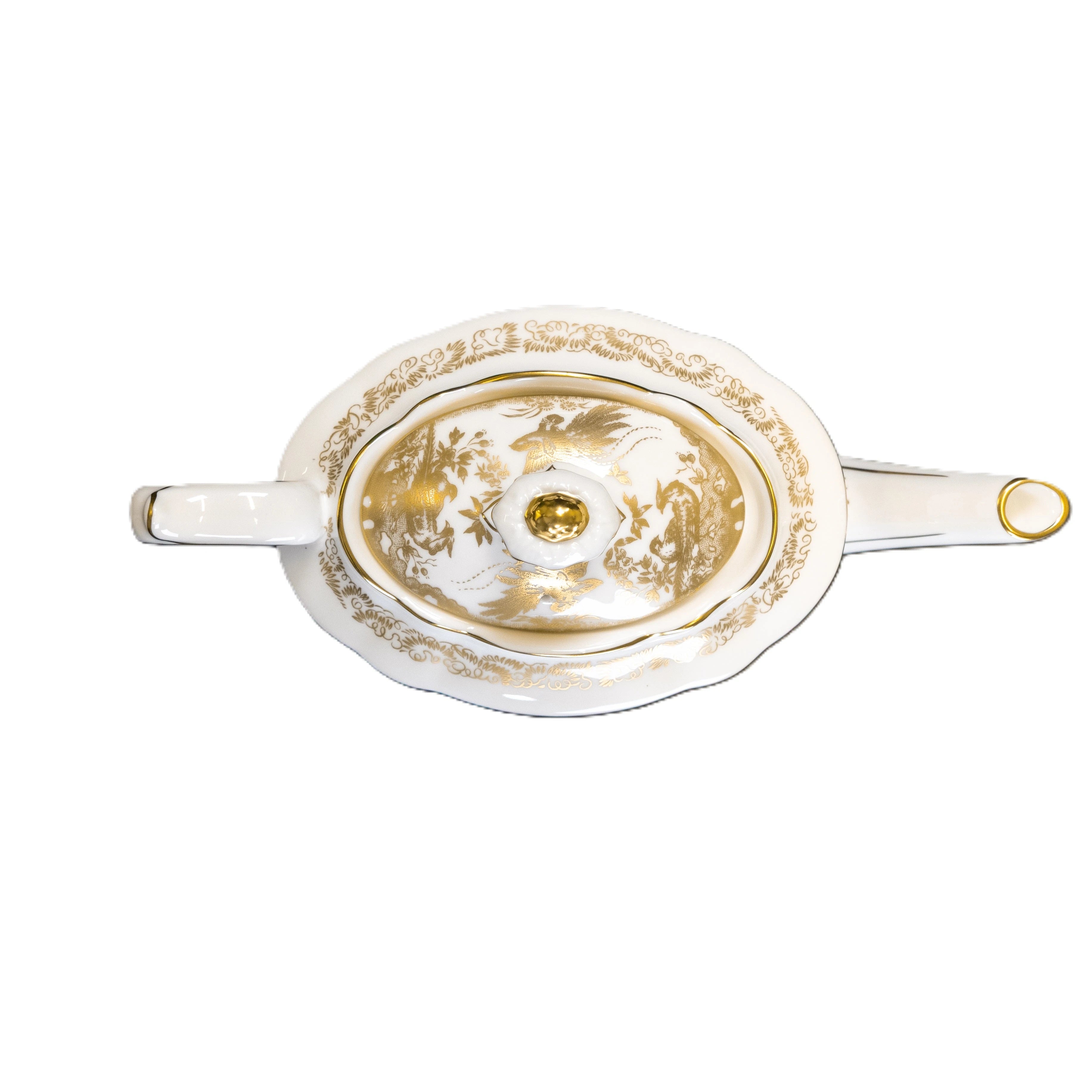 Royal Crown Derby Gold Aves Teapot