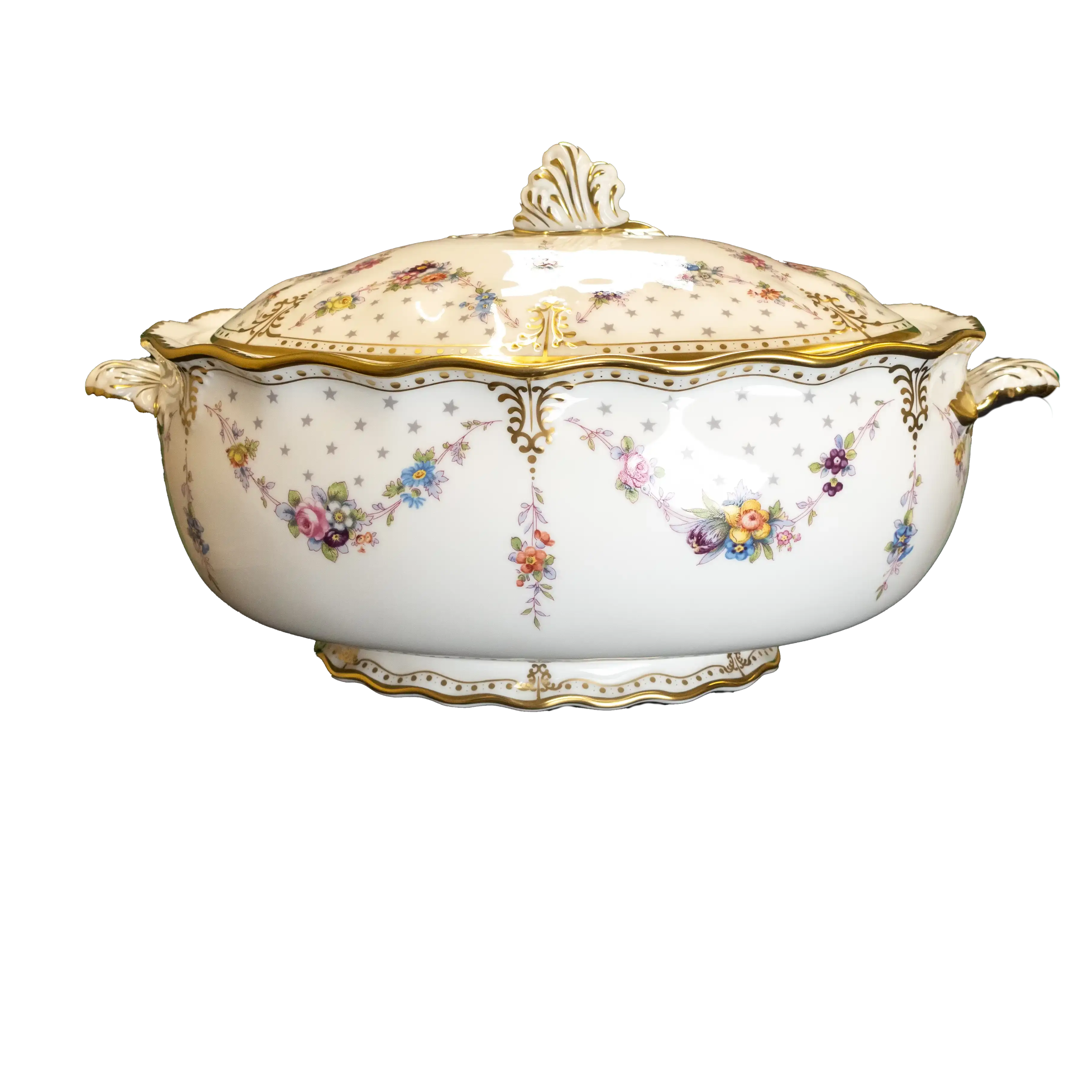 Royal Crown Derby Antoinette Soup Tureen