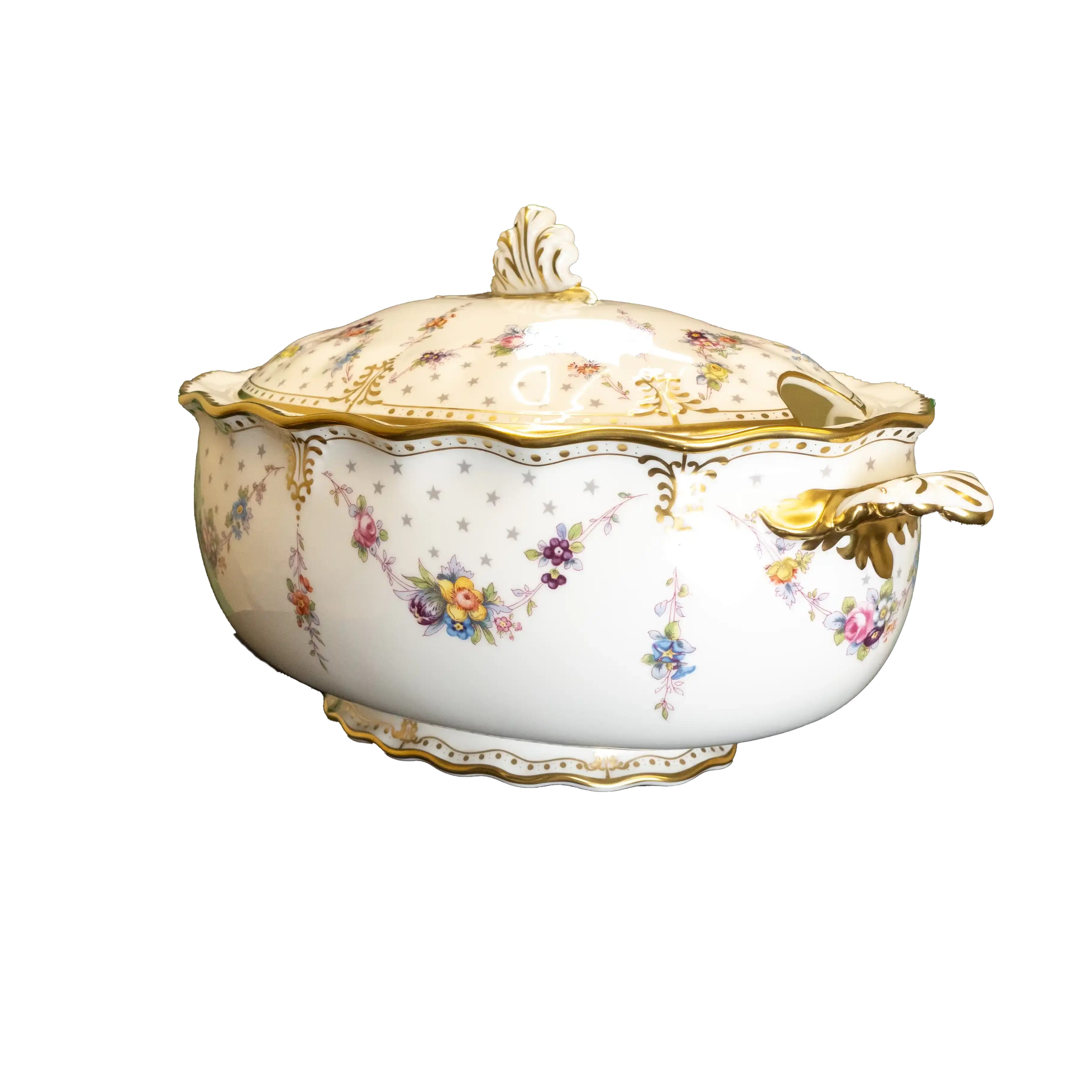 Royal Crown Derby Antoinette Soup Tureen