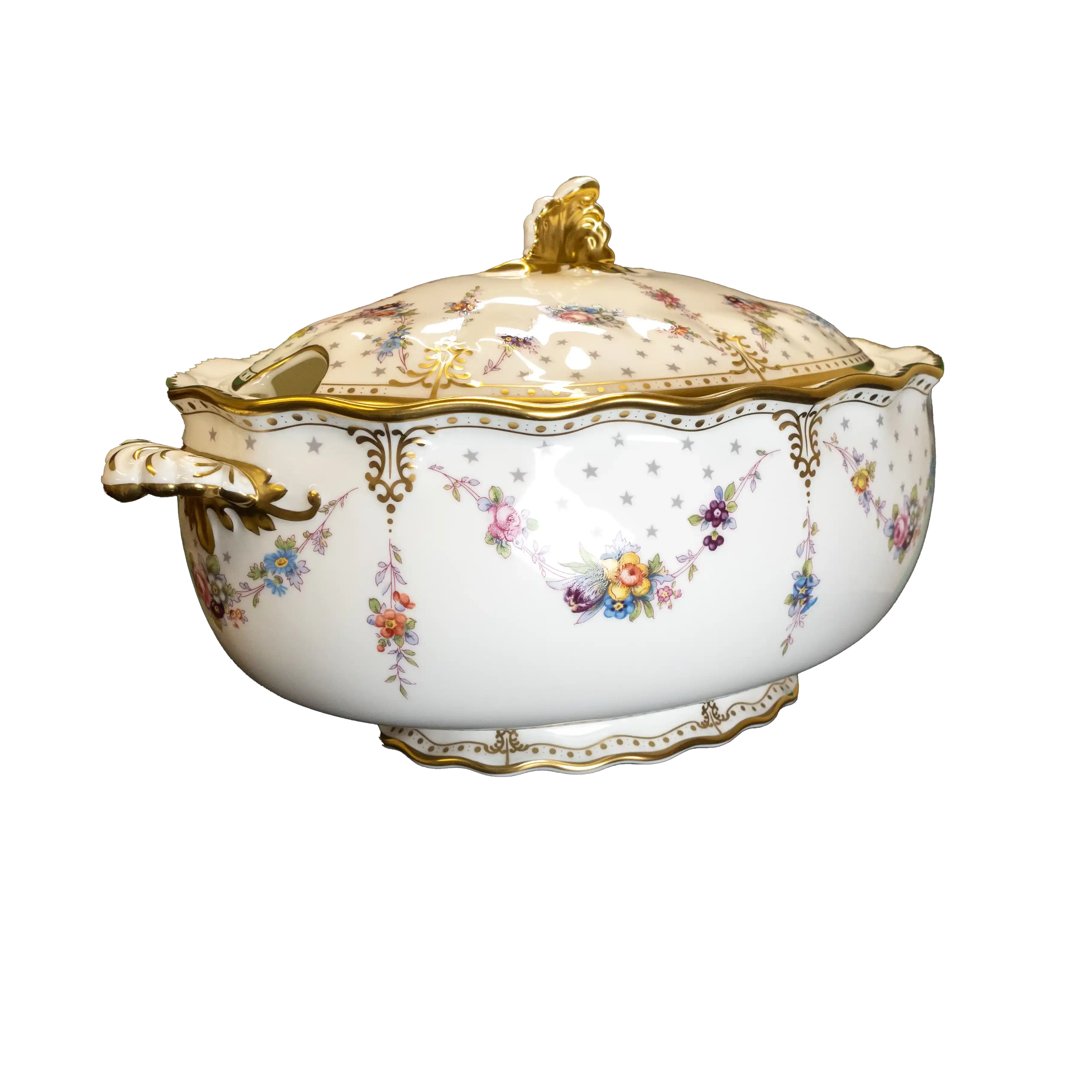 Royal Crown Derby Antoinette Soup Tureen