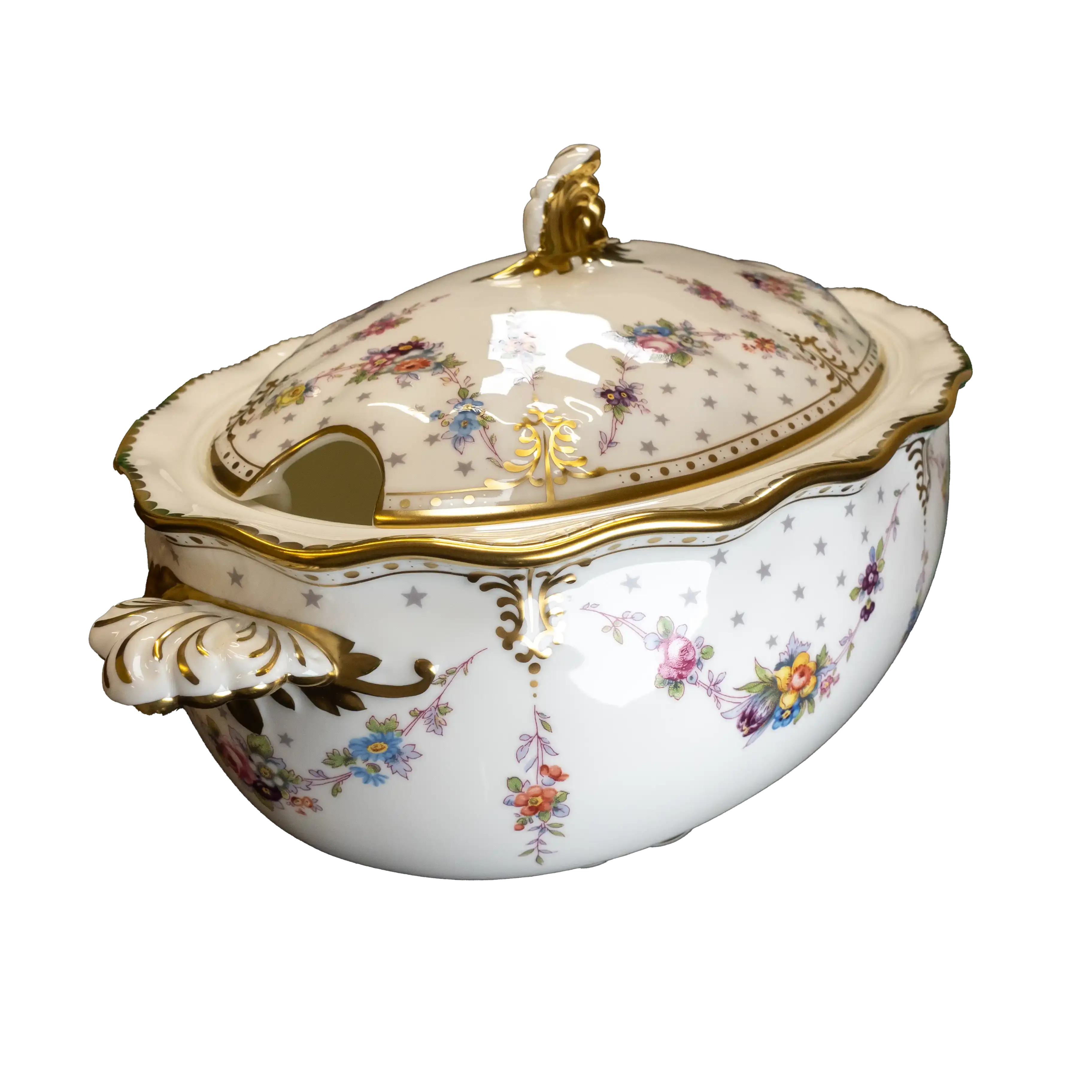 Royal Crown Derby Antoinette Soup Tureen