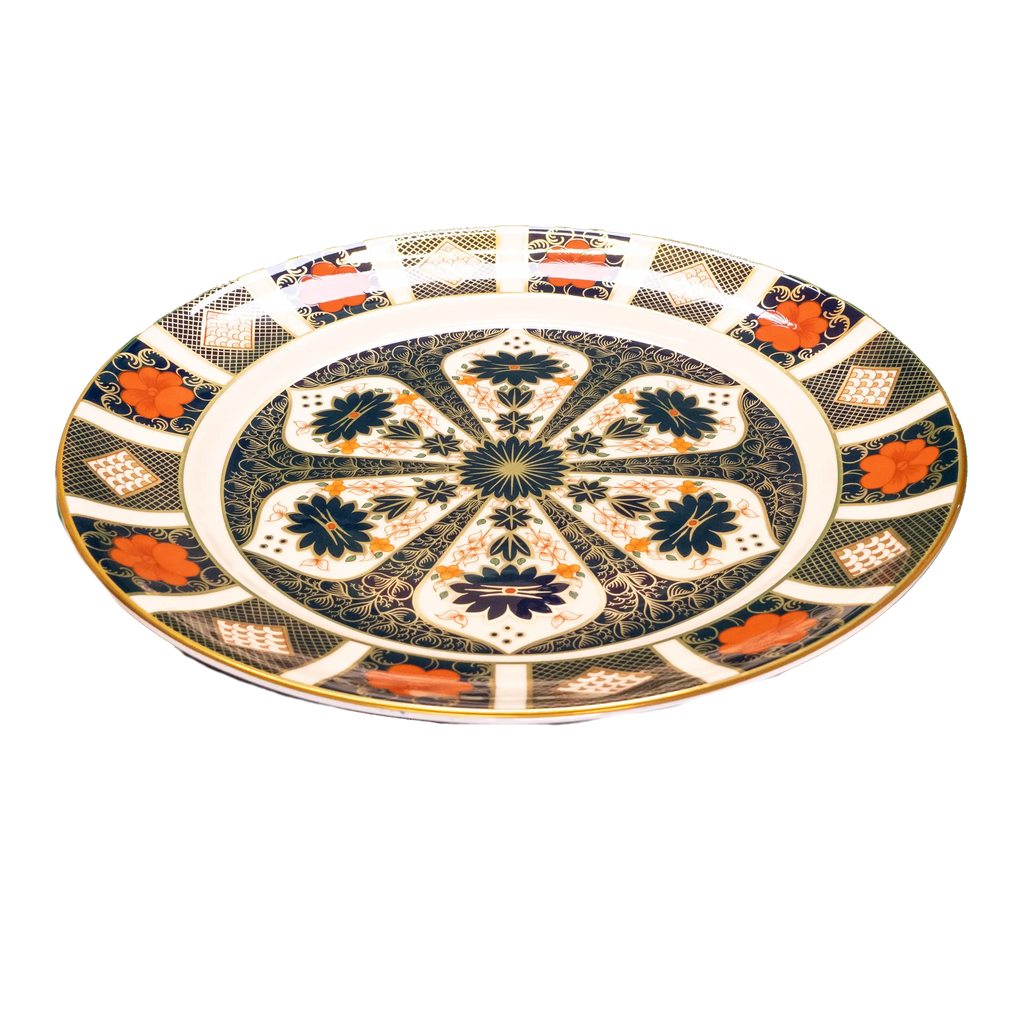 Royal Crown Derby Imari 1128 Chop Plate Bone China