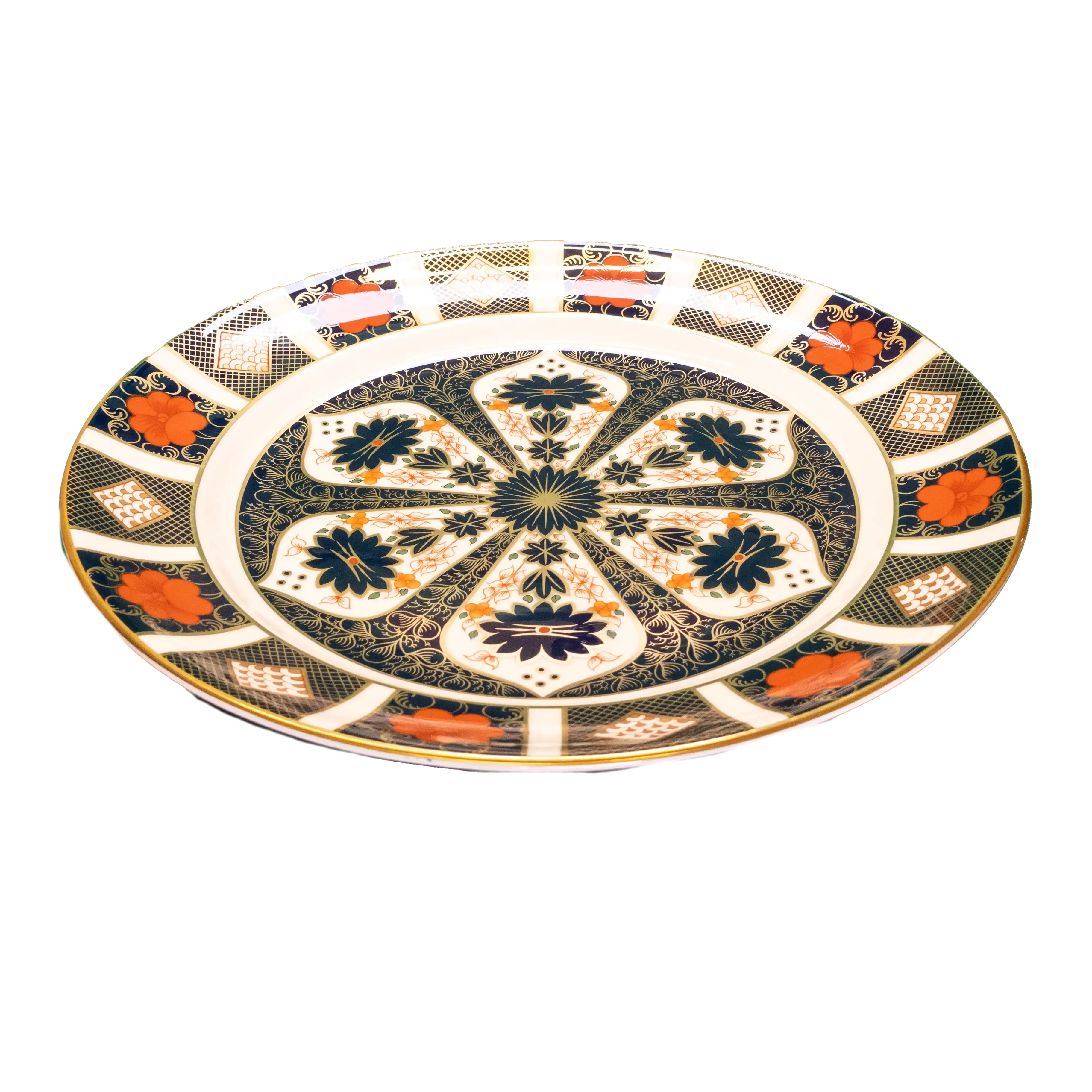 Royal Crown Derby Imari 1128 Chop Plate Bone China