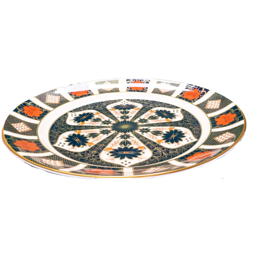 Royal Crown Derby Imari 1128 Chop Plate Bone China