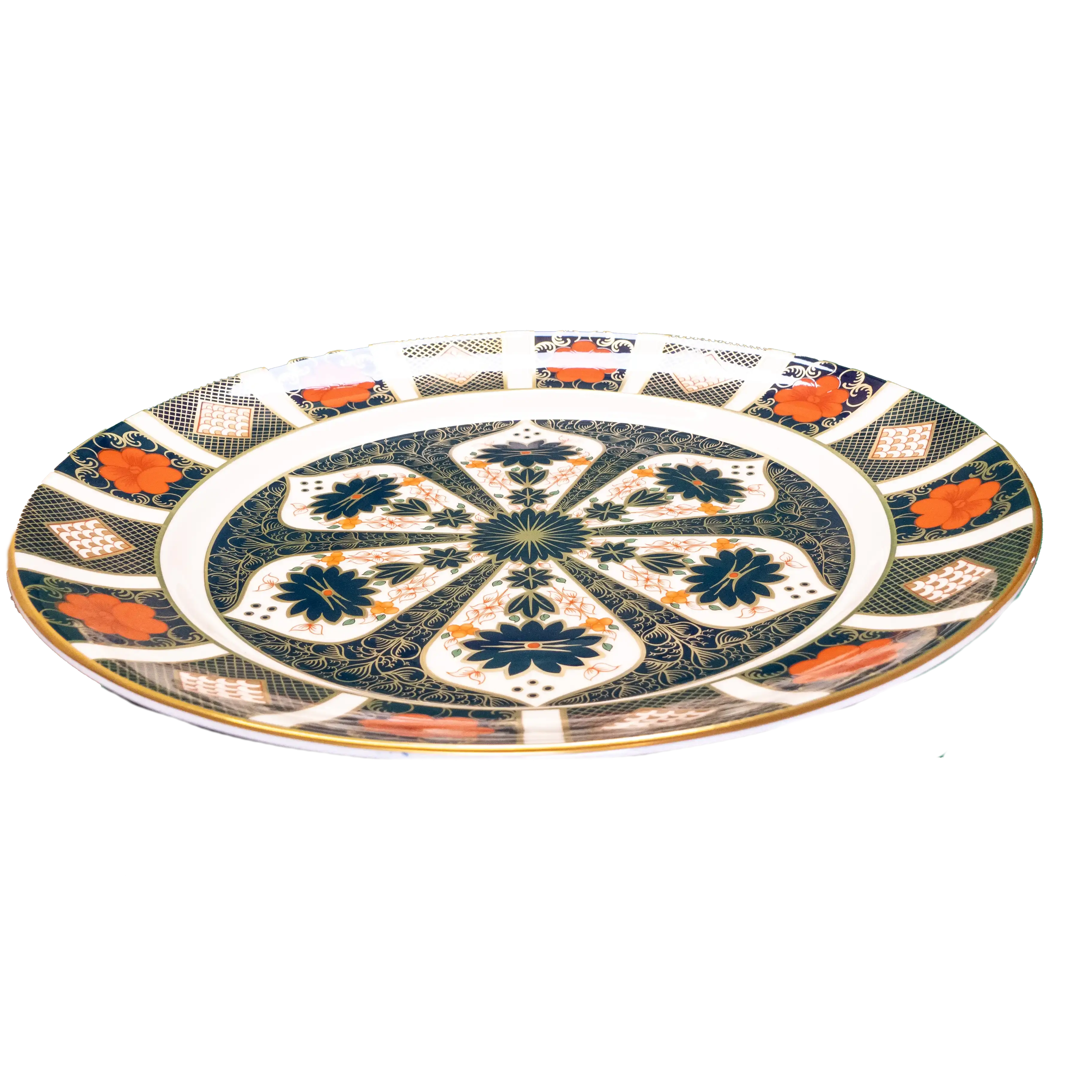 Royal Crown Derby Imari 1128 Chop Plate Bone China