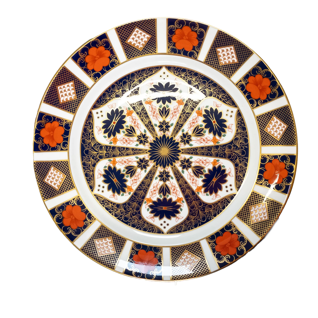 Royal Crown Derby Imari 1128 Chop Plate Bone China