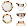 Royal Crown Derby Border Tea Set