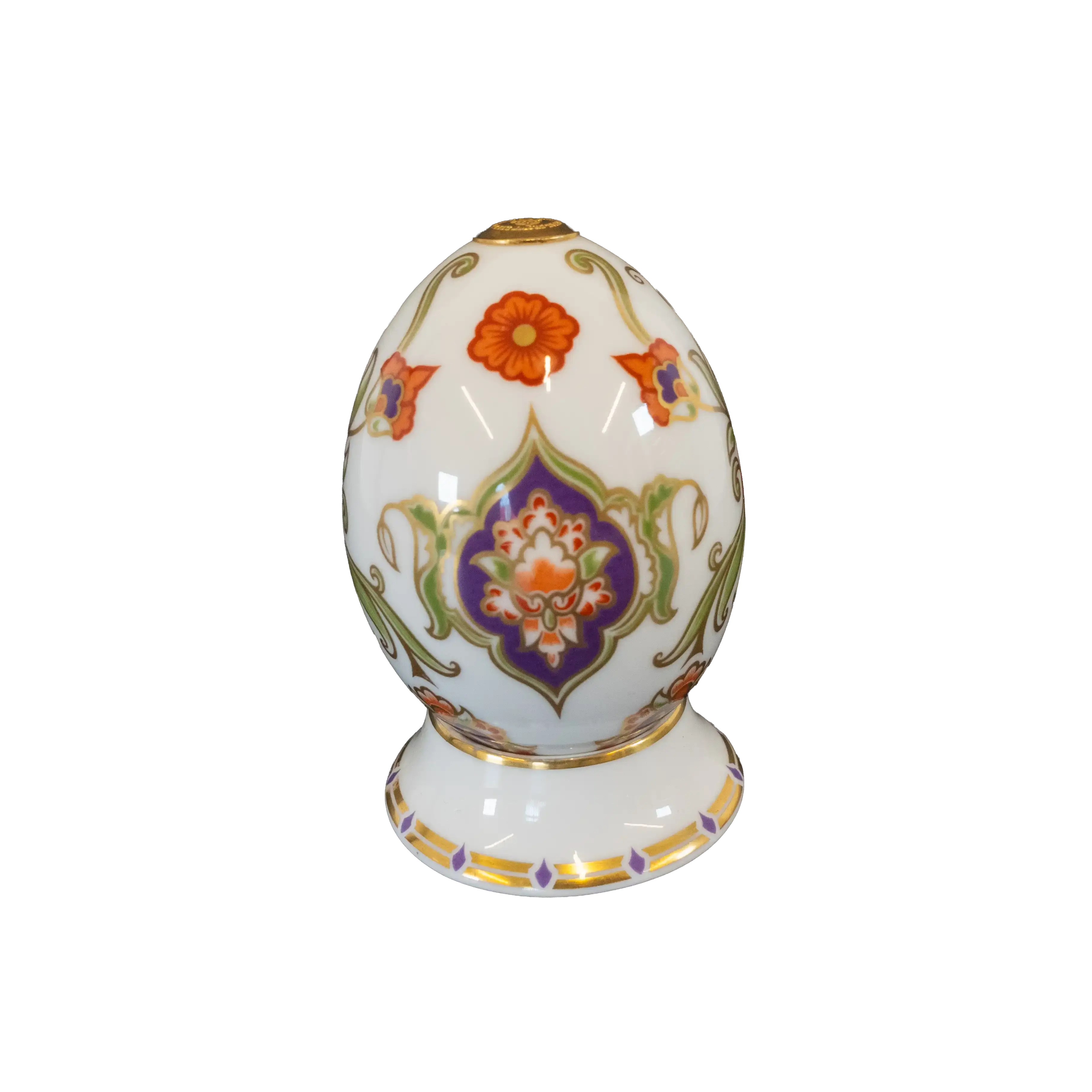 Royal Crown Derby World of Eggs & Stand - Italy