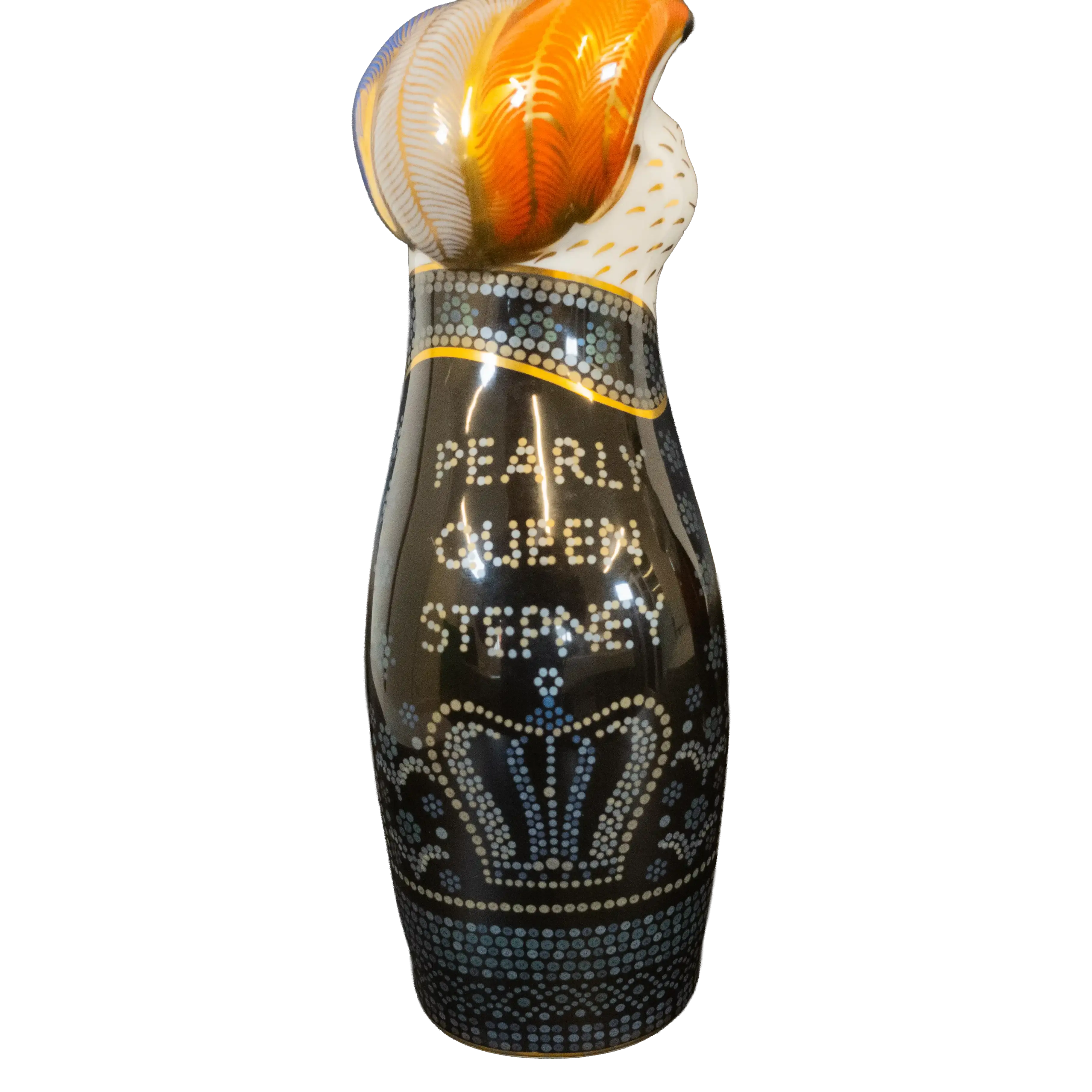 Royal Crown Derby Royal Cats : Pearly King & Queen Paperweights