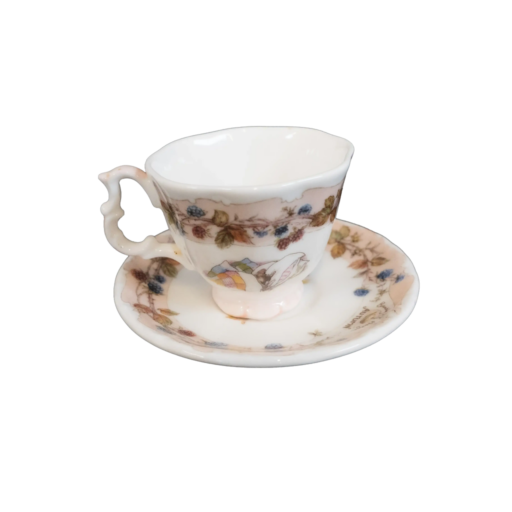 Royal Doulton Autumn Miniature Teacup and Saucer