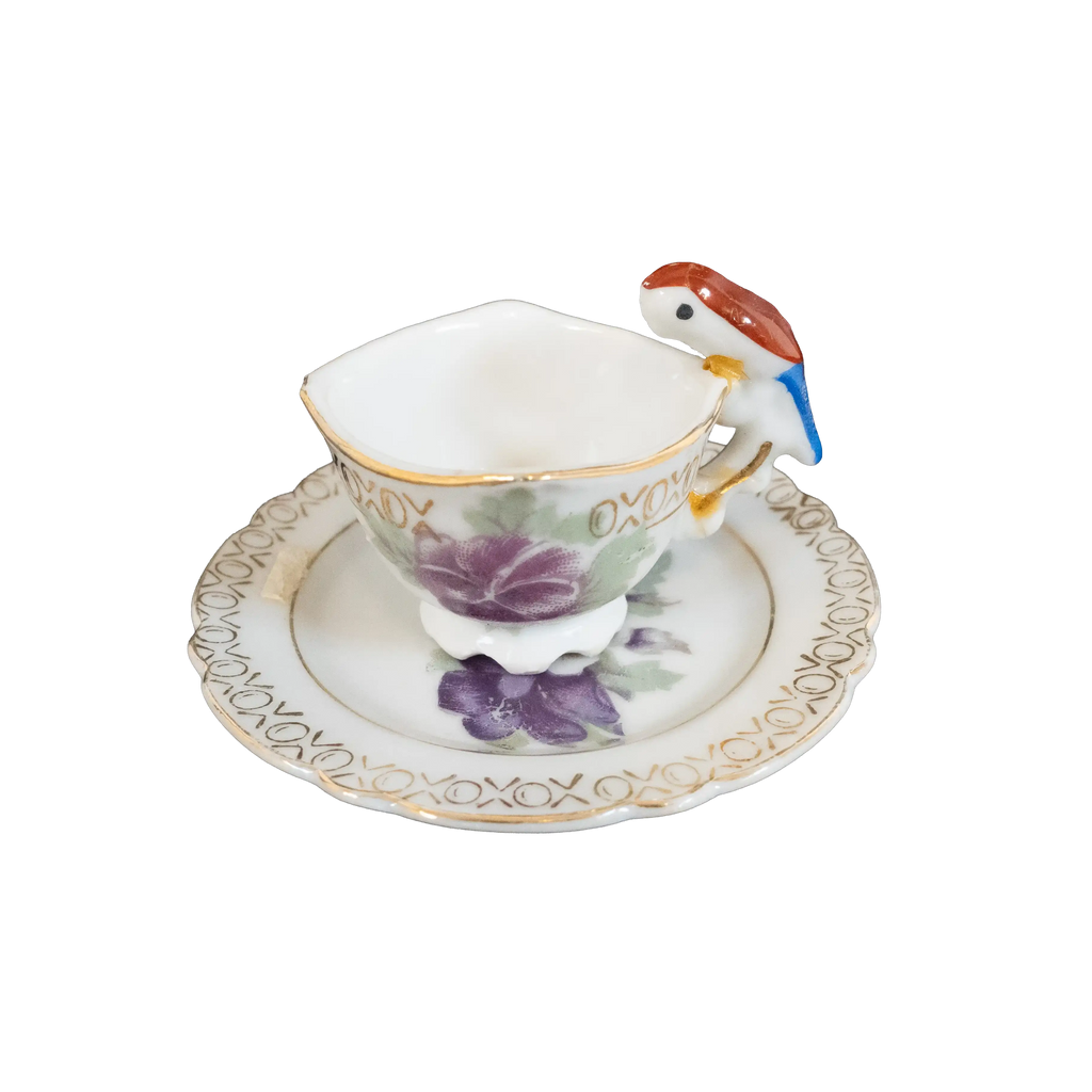 Supor Parrot Miniature Tea Cup and Saucer