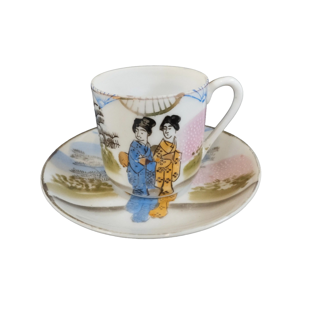 Japanese Espresso Coffee Cup and Saucer