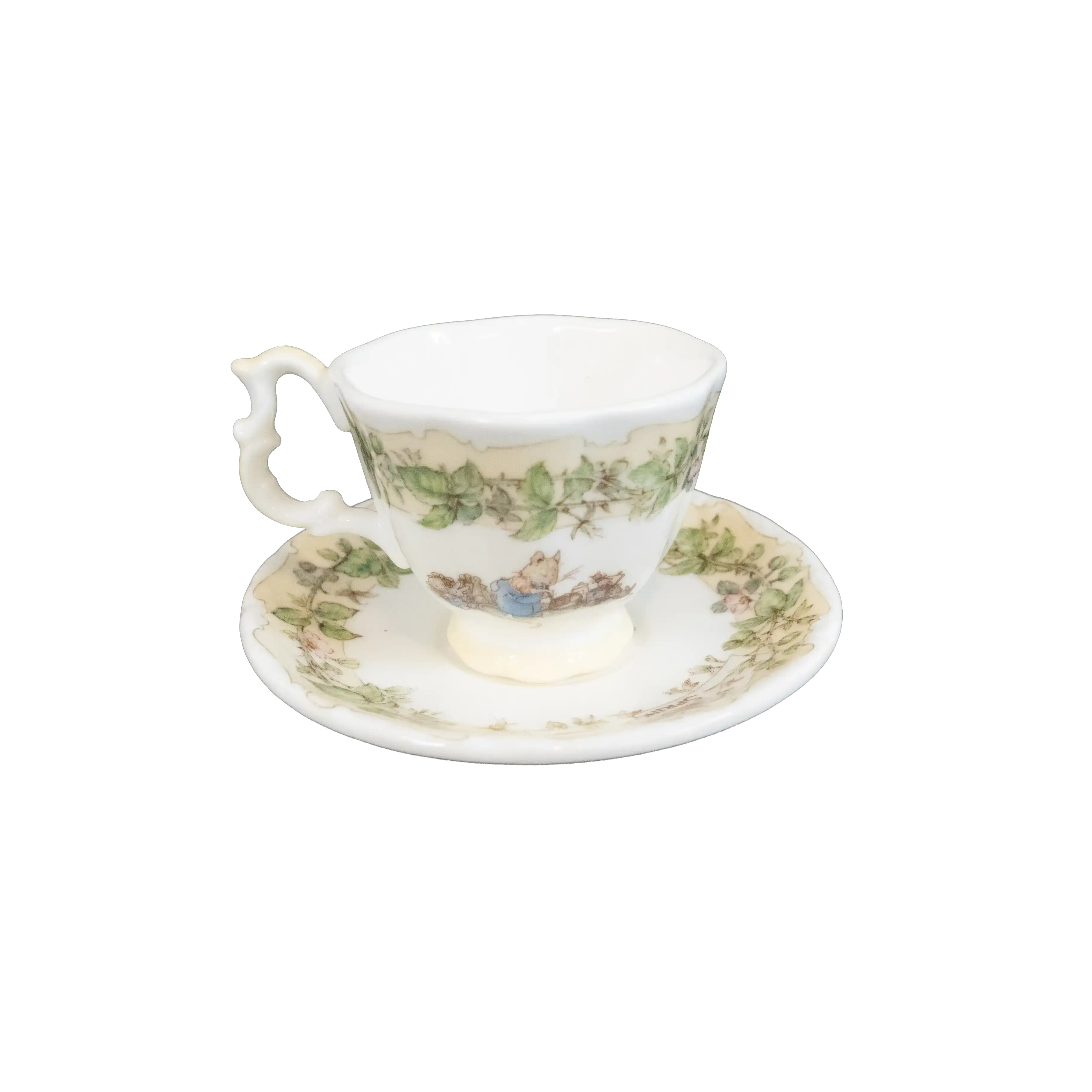 Royal Doulton Spring Miniature Tea Cup and Saucer